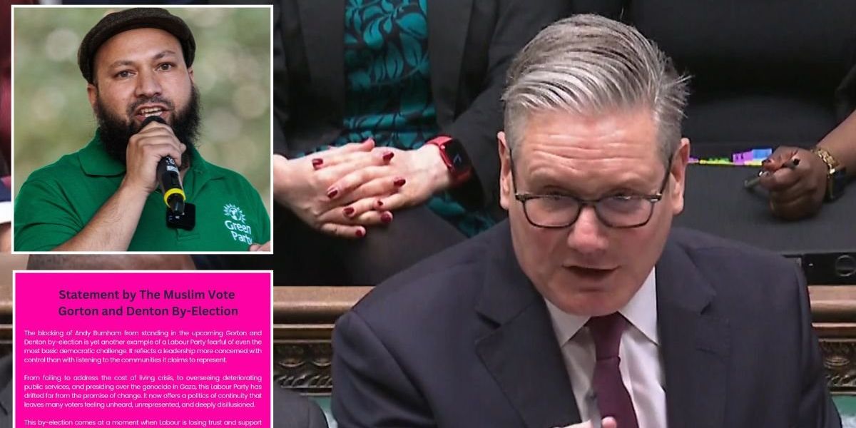 Muslim voting group backs Greens to stop Nigel Farage as Keir Starmer braces for bruising by-election defeat Muslim voting group backs Greens to stop Nigel Farage as Keir Starmer braces for bruising by-election defeat