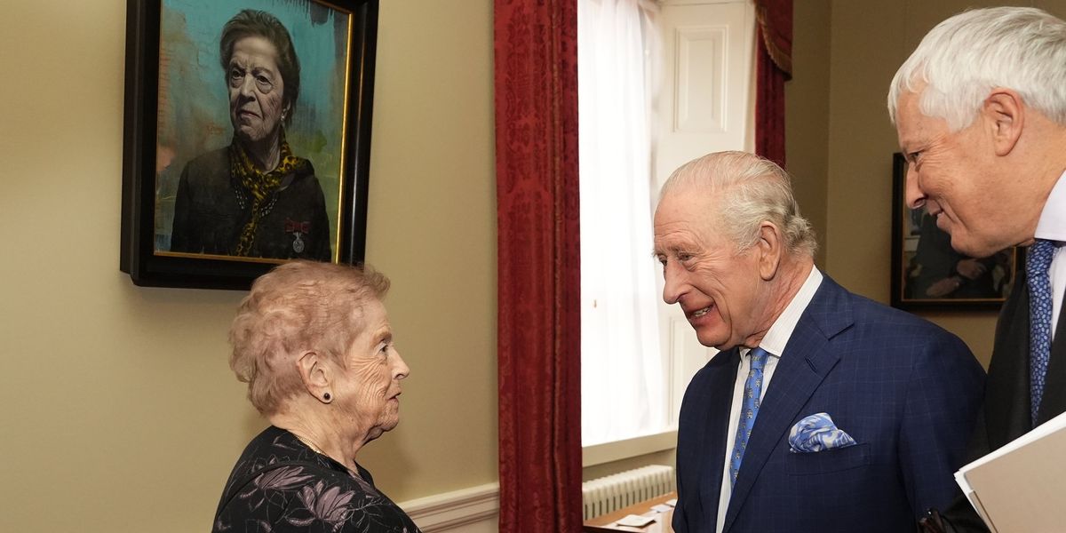 King Charles and Queen Camilla meet with Holocaust survivors and their relatives at Buckingham Palace King Charles and Queen Camilla meet with Holocaust survivors and their relatives at Buckingham Palace