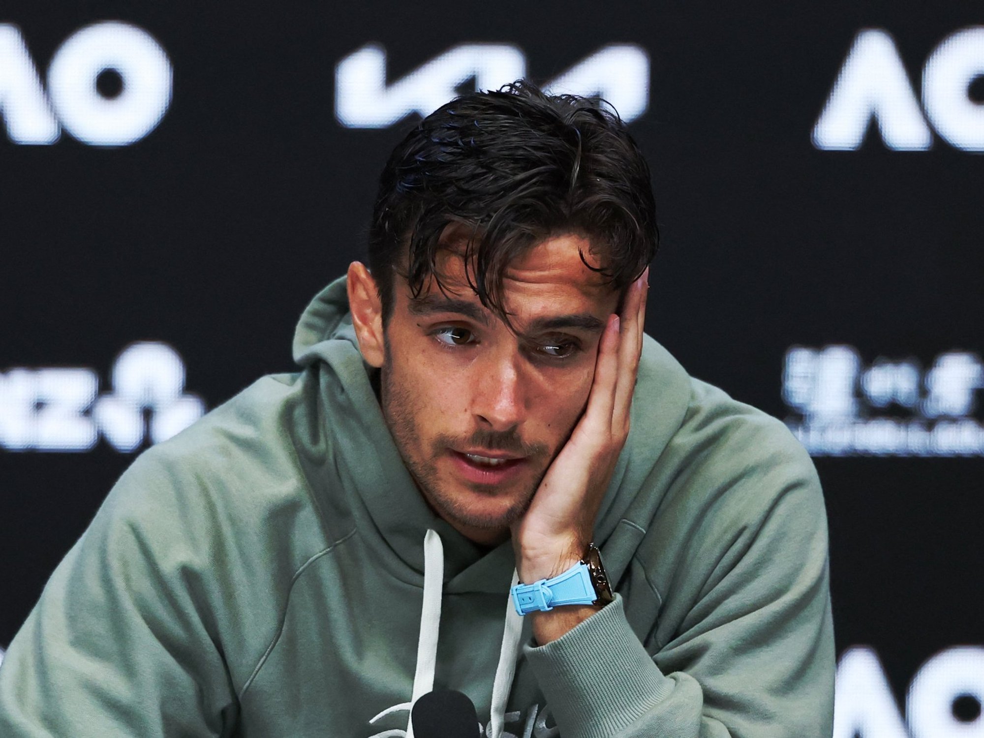 Lorenzo Musetti explains retiring from Novak Djokovic match as Australian Open star left devastated