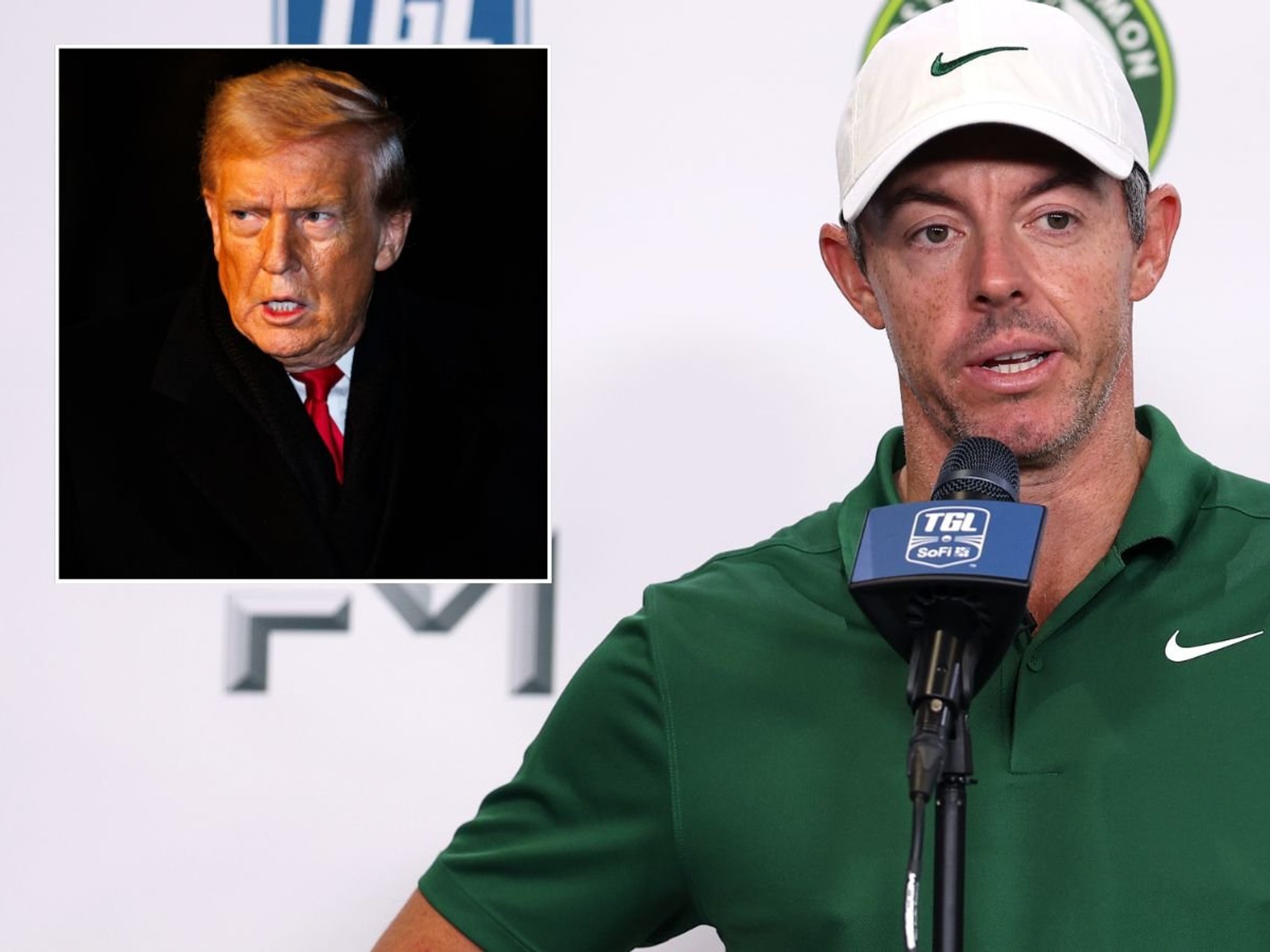 Rory McIlroy's favour for Donald Trump revealed as son of US President speaks out