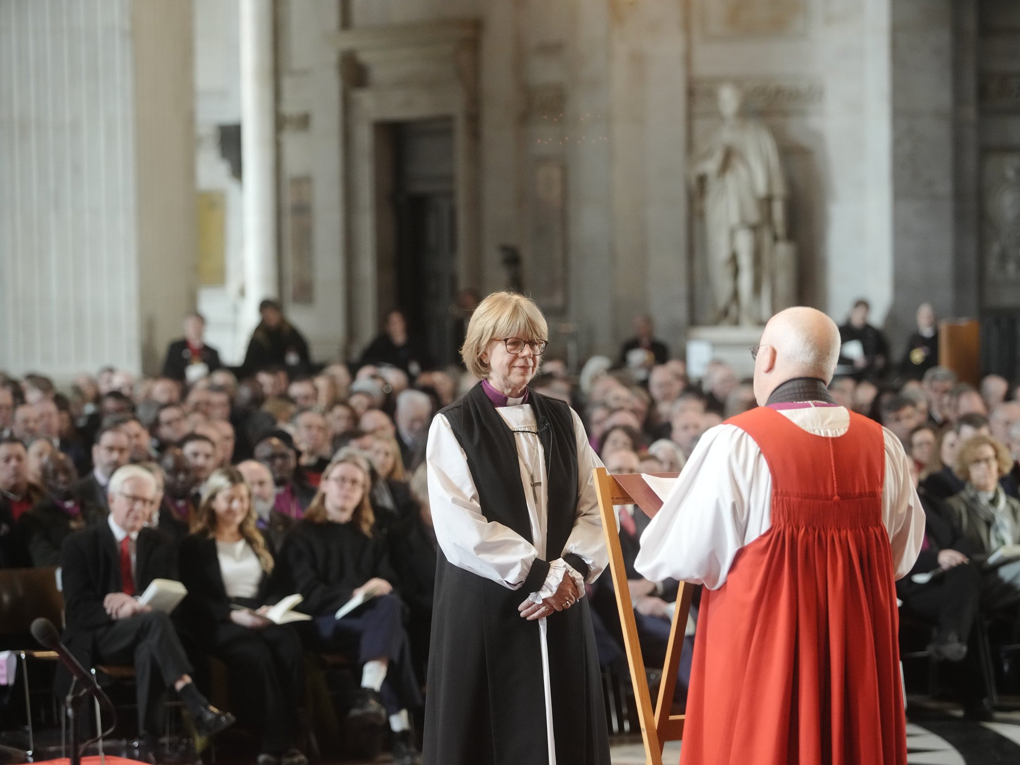 New Archbishop of Canterbury heckled during confirmation ceremony as security rush in to remove protester
