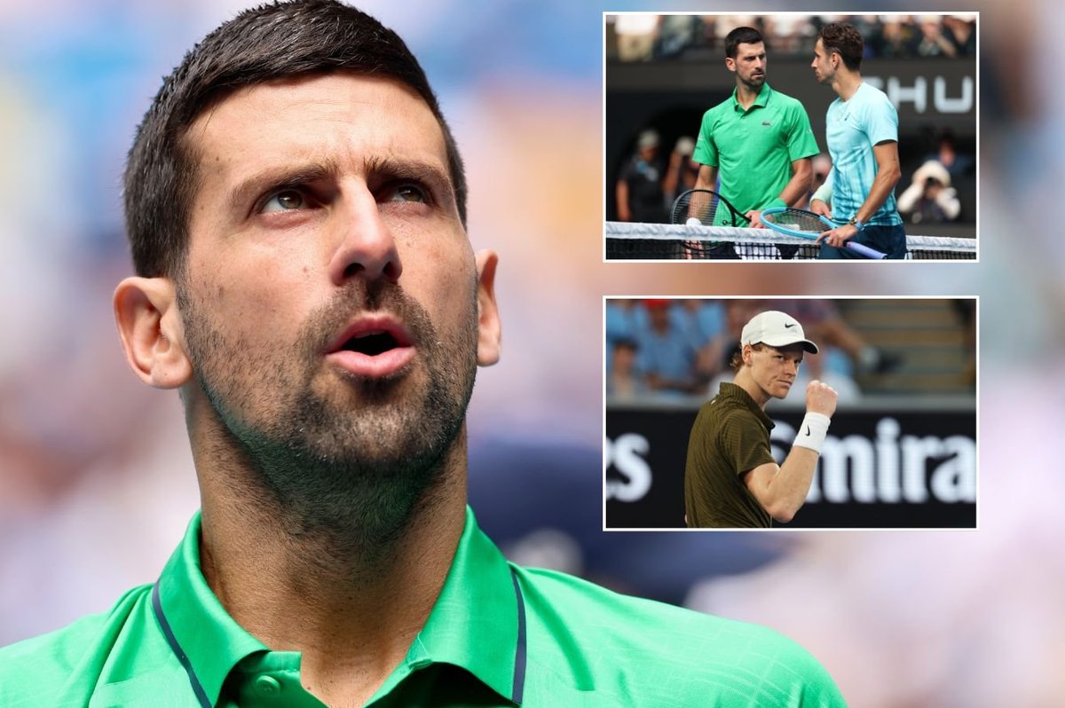 'I'm worried about Novak Djokovic and his Australian Open match with Jannik Sinner could be the end'
