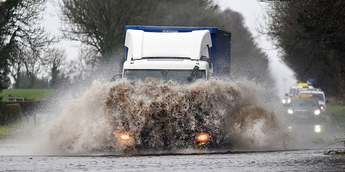 Lorry driver in 60s killed after crashing HGV into river during aftermath Lorry driver in 60s killed after crashing HGV into river during aftermath
