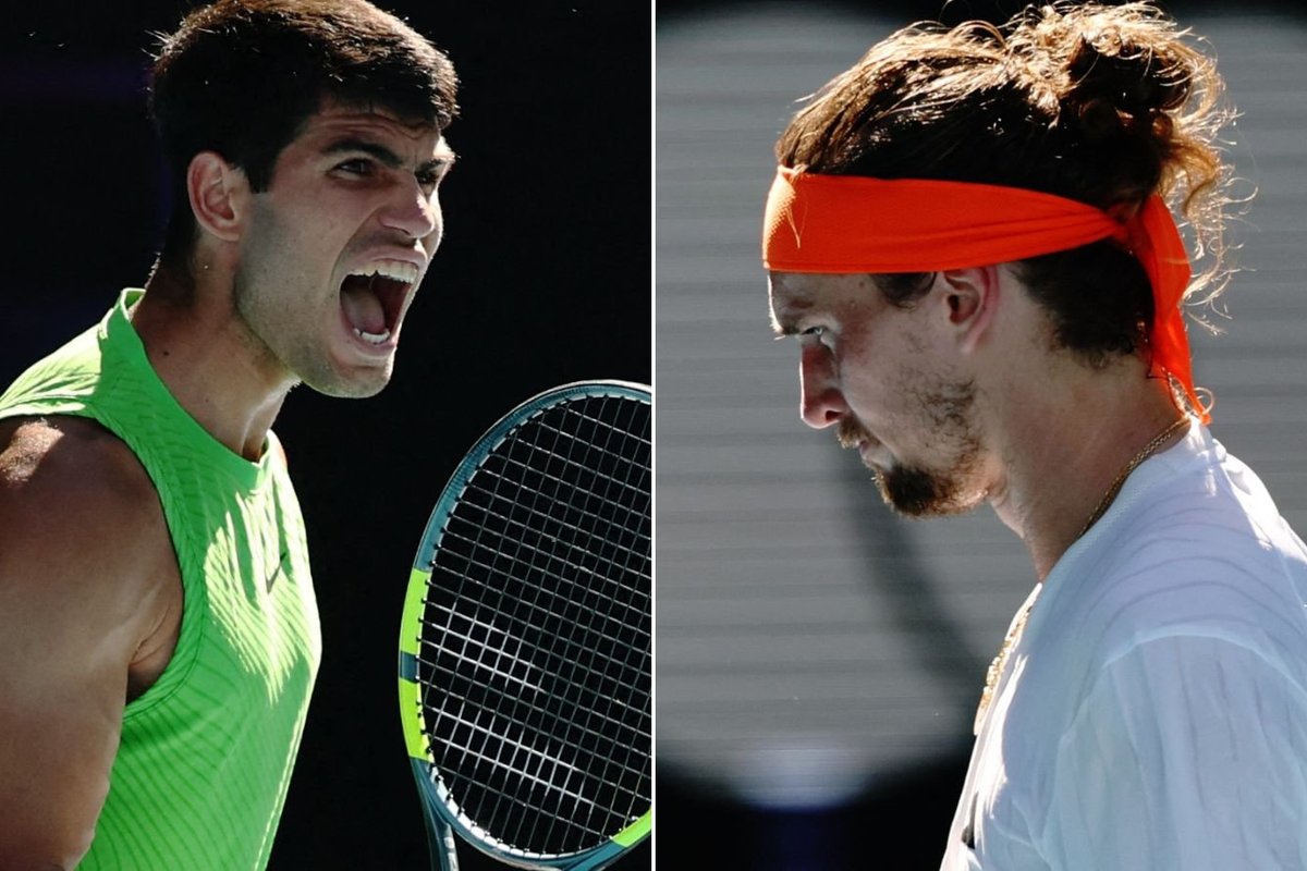 Alexander Zverev struck by a terrible curse as Carlos Alcaraz makes Australian Open final with historic win