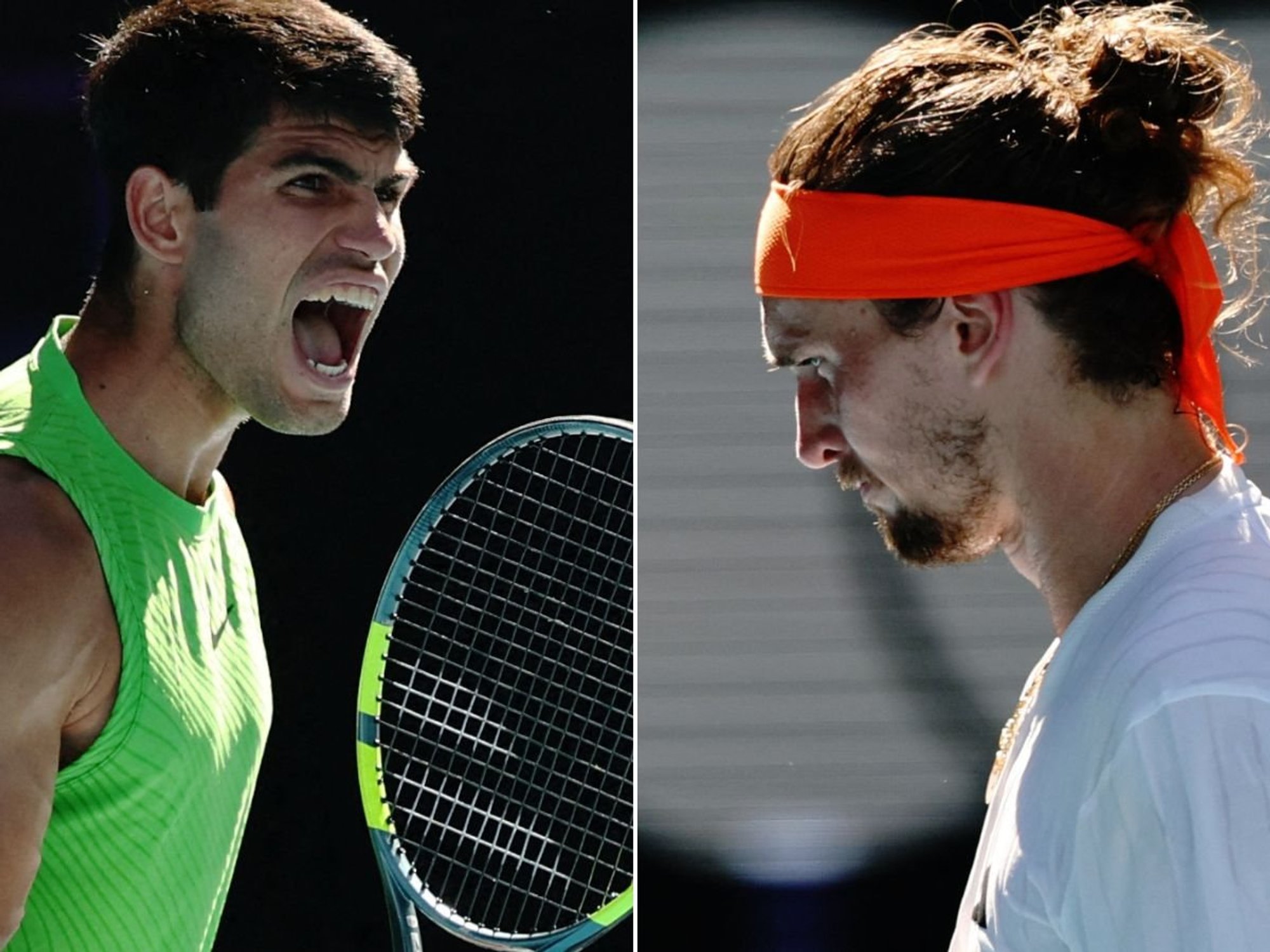 Alexander Zverev struck by a terrible curse as Carlos Alcaraz makes Australian Open final with hi...