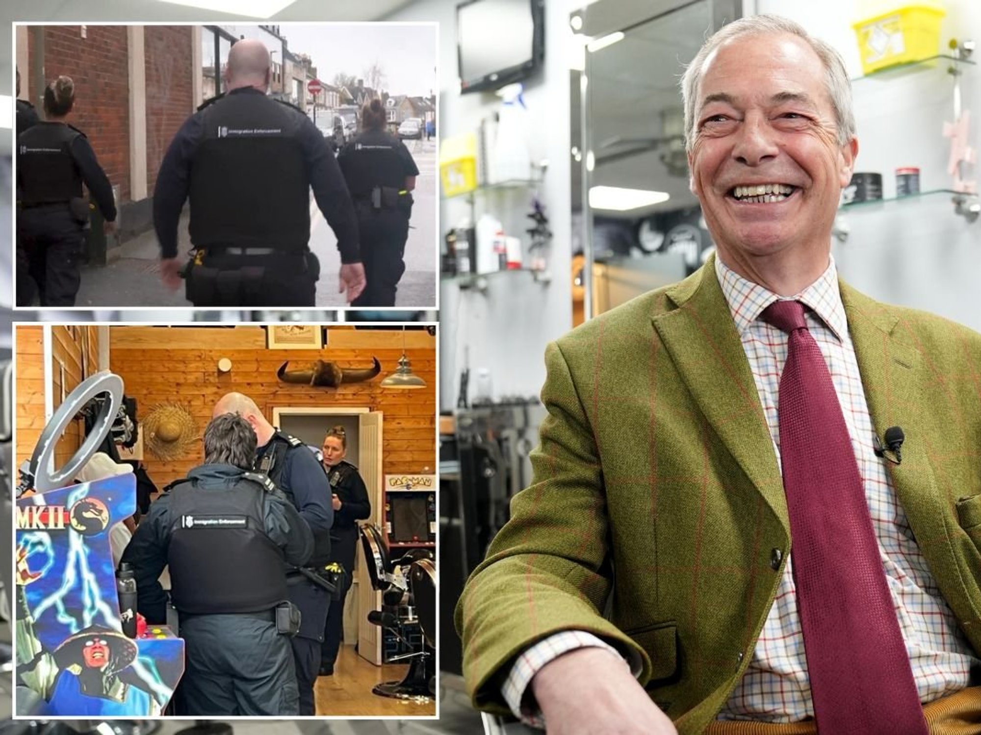 Labour minister suggests Nigel Farage is racist for voicing concern about Turkish barbershops - d...