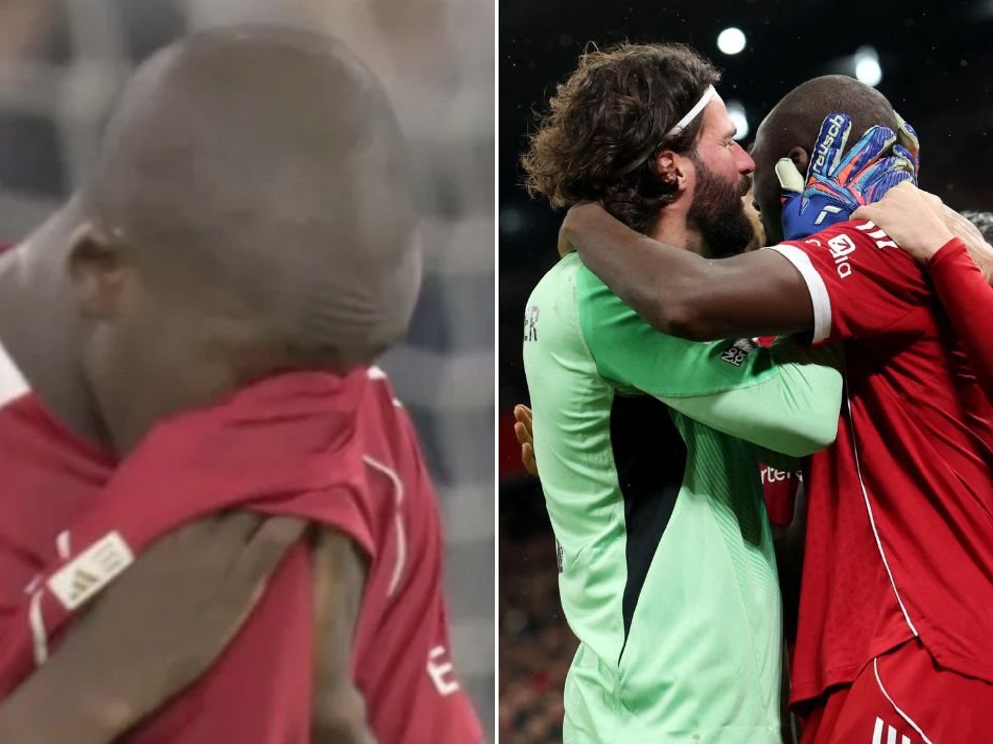 Liverpool star breaks down in tears after paying tribute to late father with goal celebration