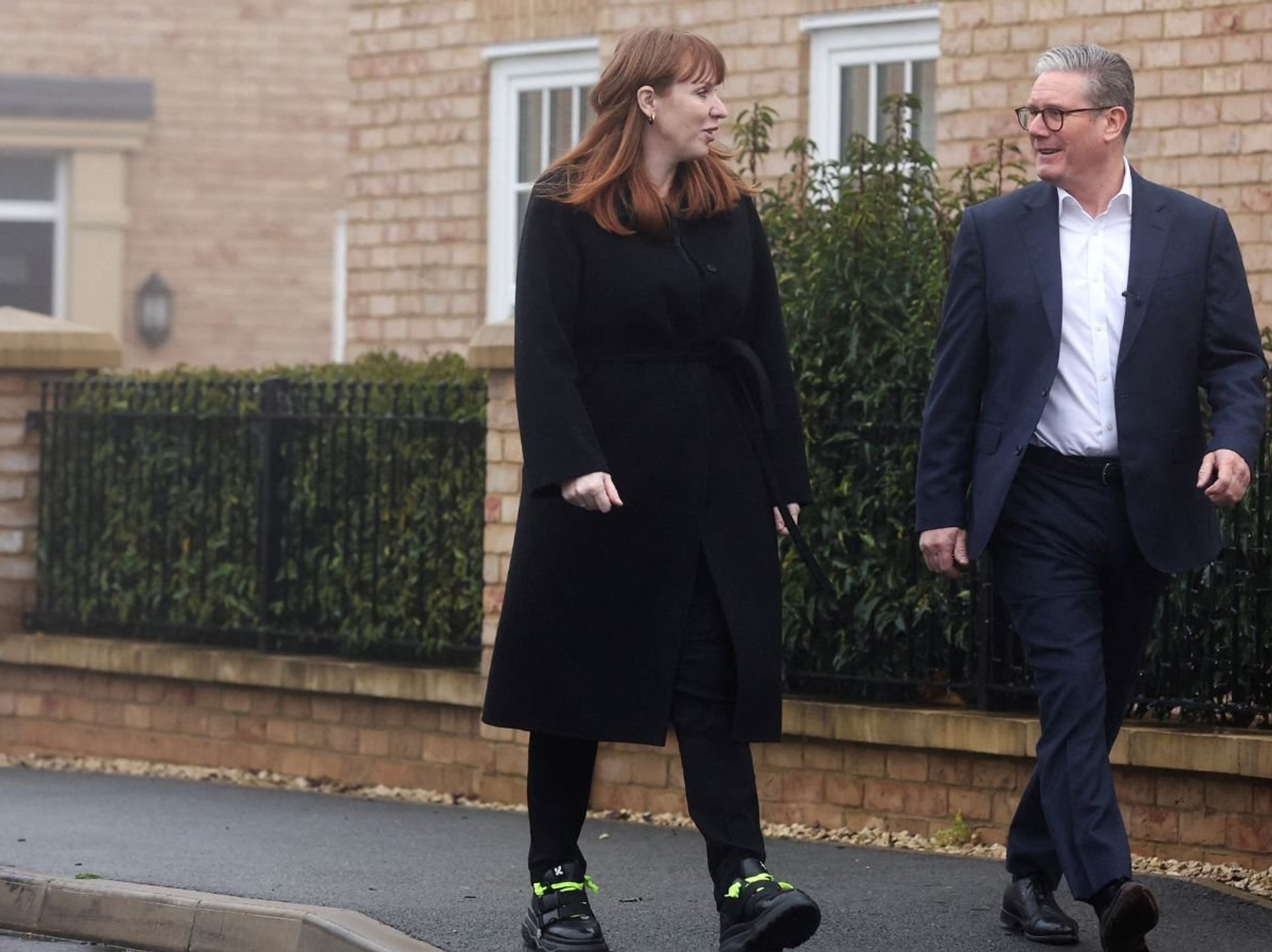 Angela Rayner secures '£1million war chest for leadership challenge' as Keir Starmer returns home...