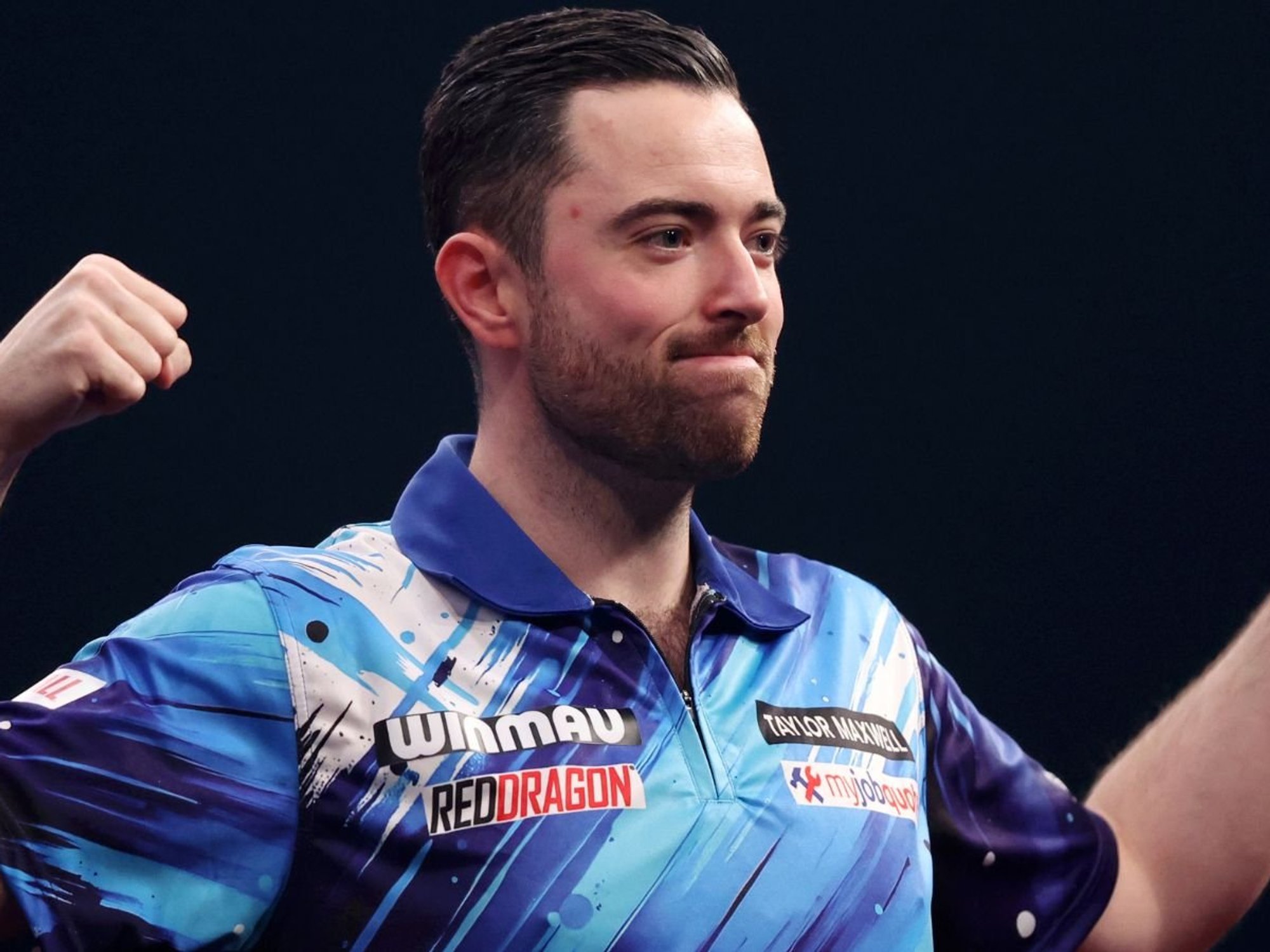 Luke Humphries reveals what he told Luke Woodhouse after hitting sensational nine-darter in Masters win