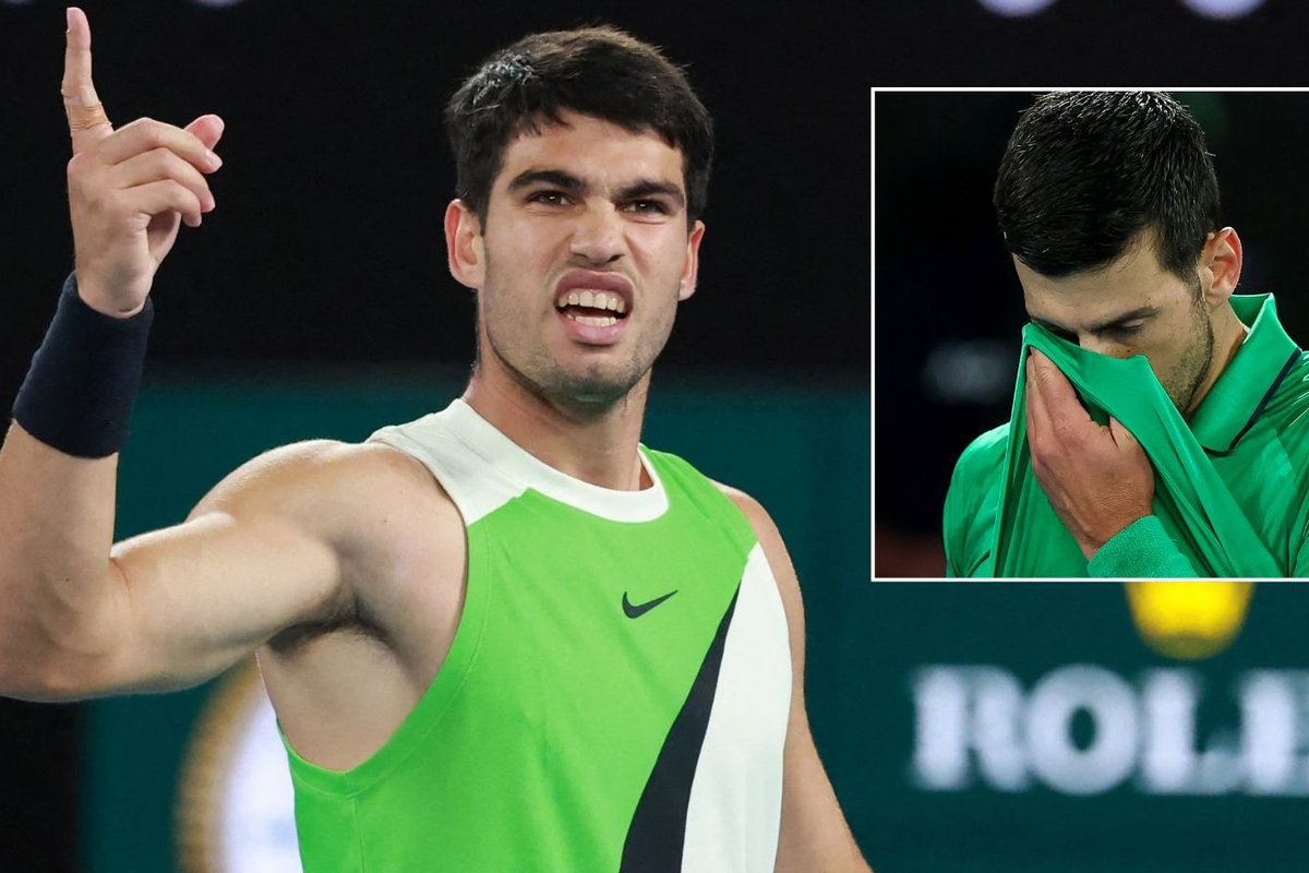 Carlos Alcaraz smashes 88-year tennis record as Novak Djokovic beaten in Australian Open final