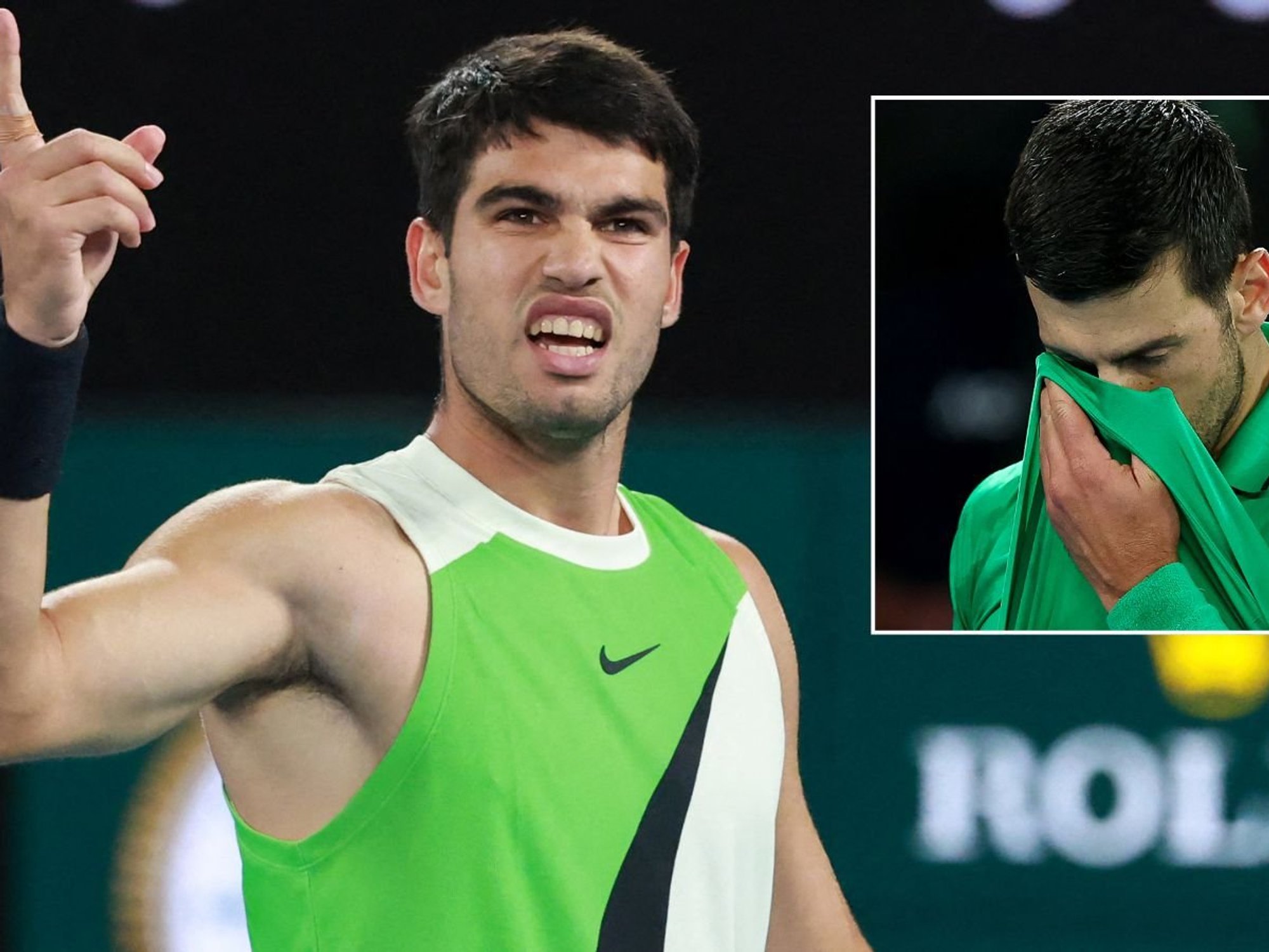 Carlos Alcaraz smashes 88-year tennis record as Novak Djokovic beaten in Australian Open final
