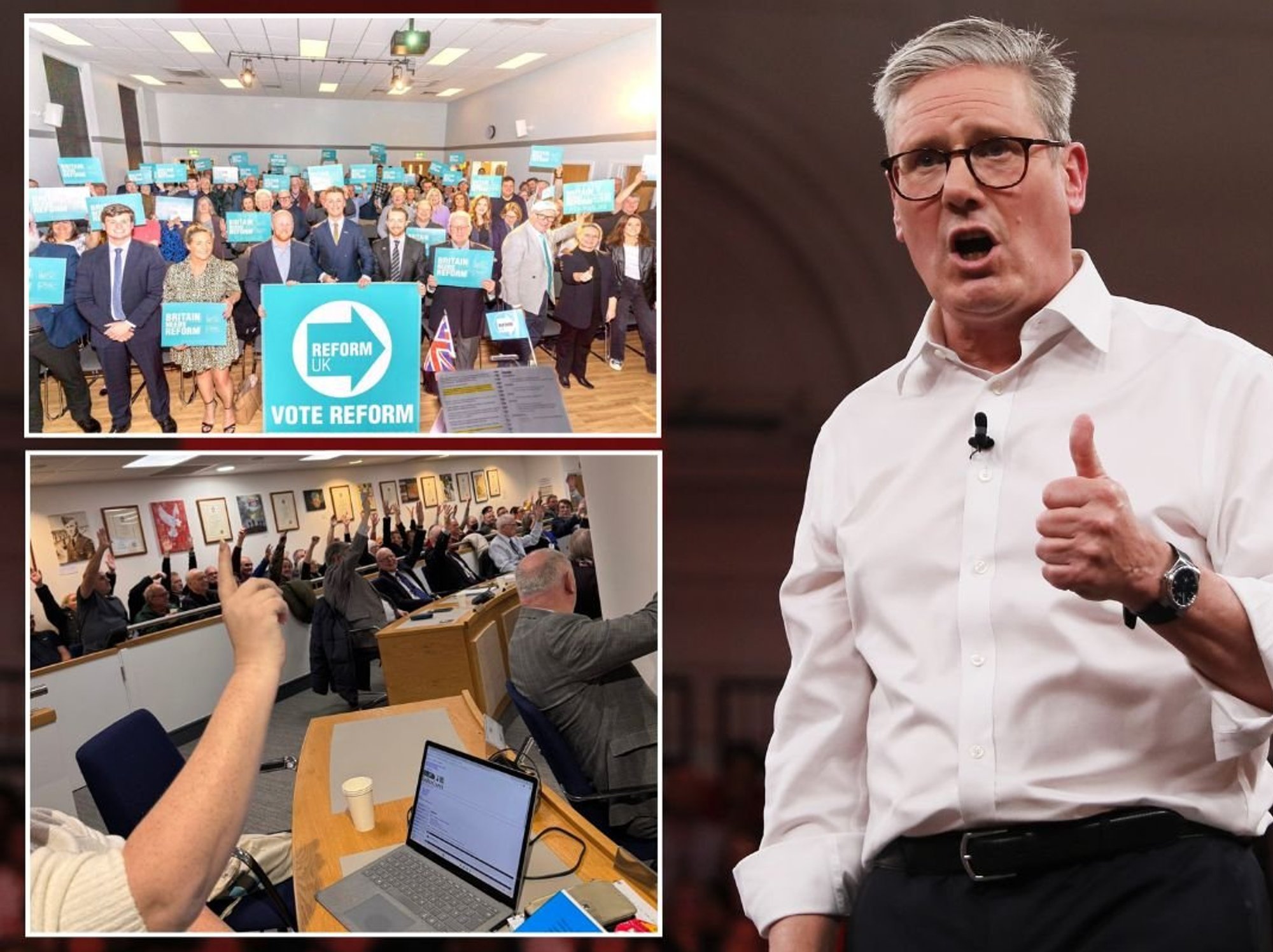 ‘We want change now!’ Labour town turns to Reform as Keir Starmer faces ‘day of reckoning’ for ca...