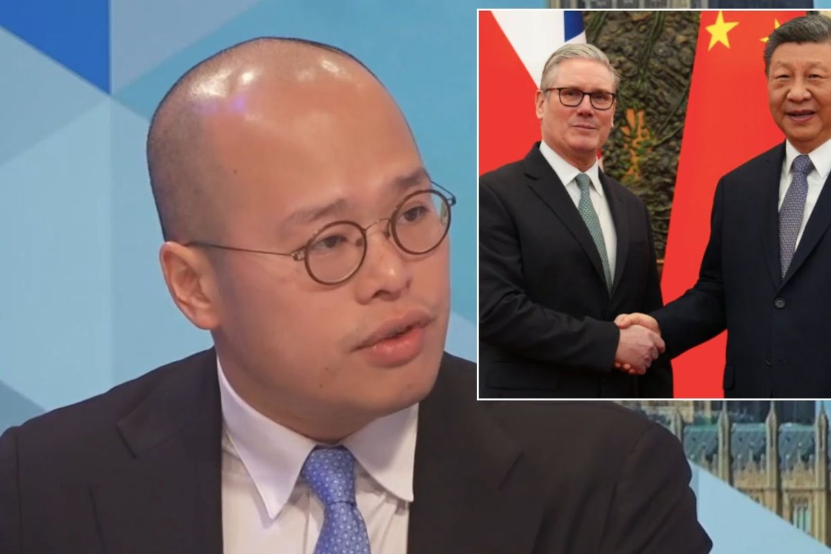 ‘He's being TORTURED while they talk trade!’ Son of imprisoned Hong Kong journalist slams Keir Starmer's trip to China
