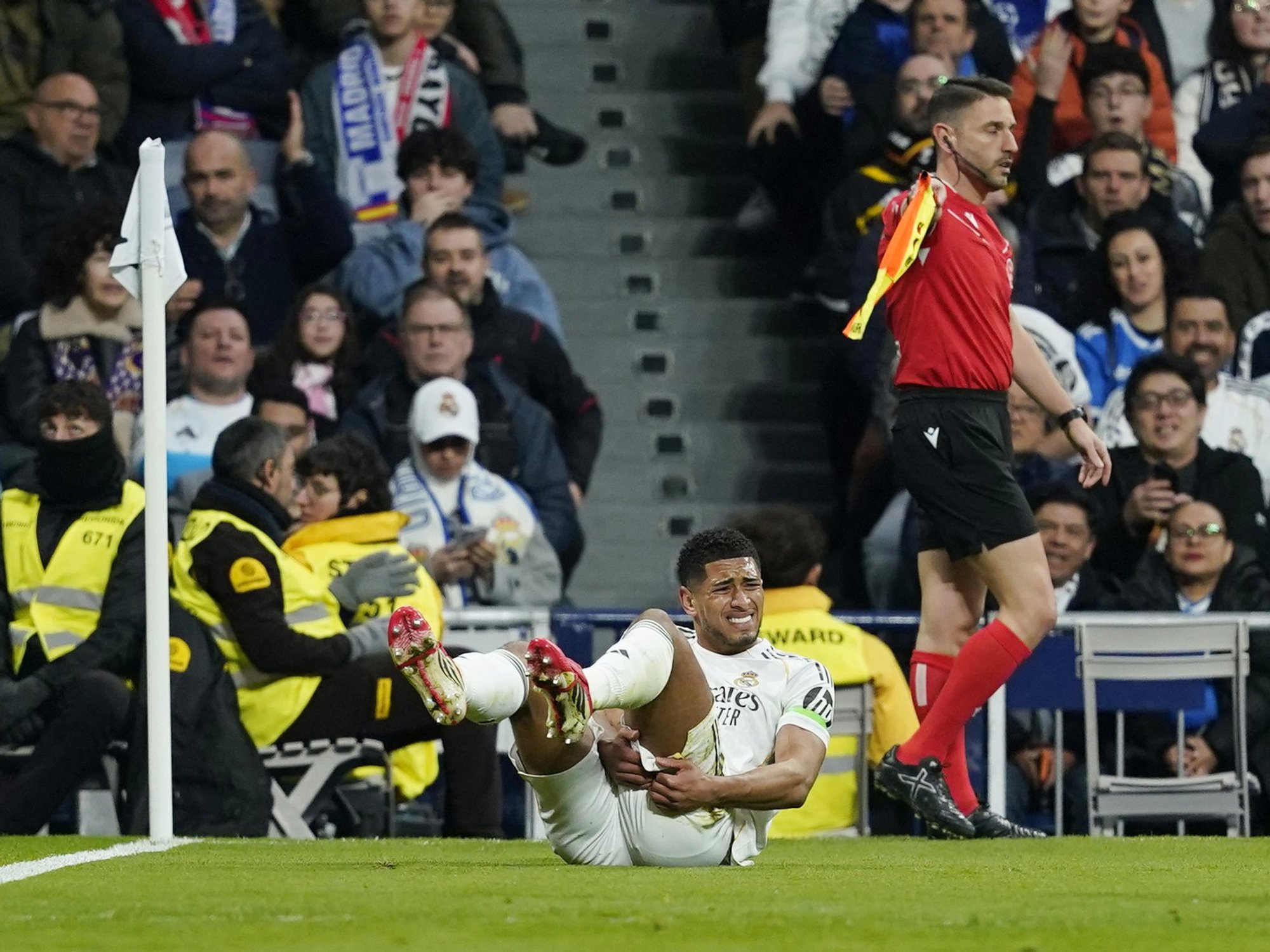 Jude Bellingham in tears after suffering injury that threatens World Cup 2026 spot