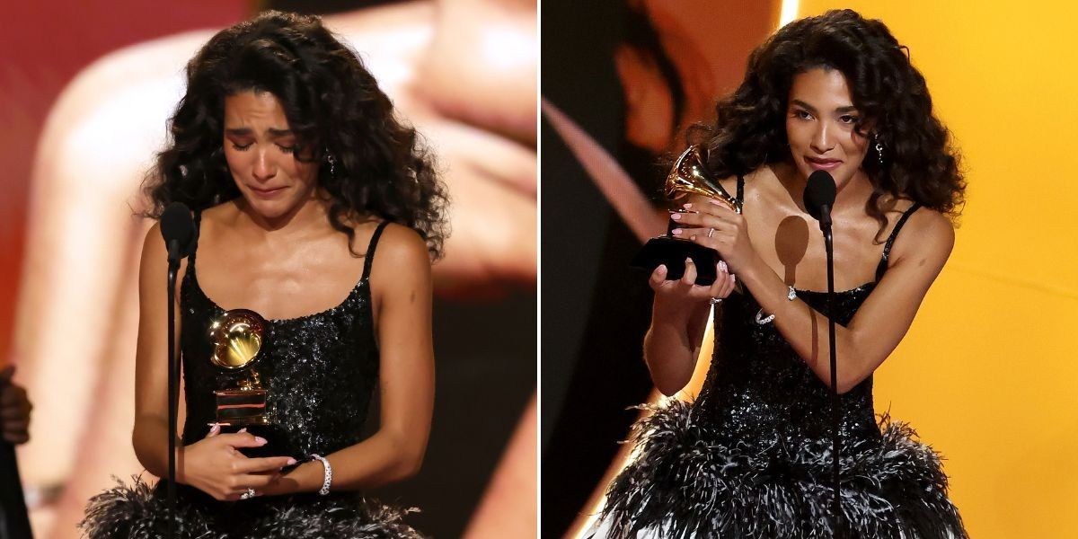 Olivia Dean makes political statement with Grammys speech remark as Brit wins major award Olivia Dean makes political statement with Grammys speech remark as Brit wins major award