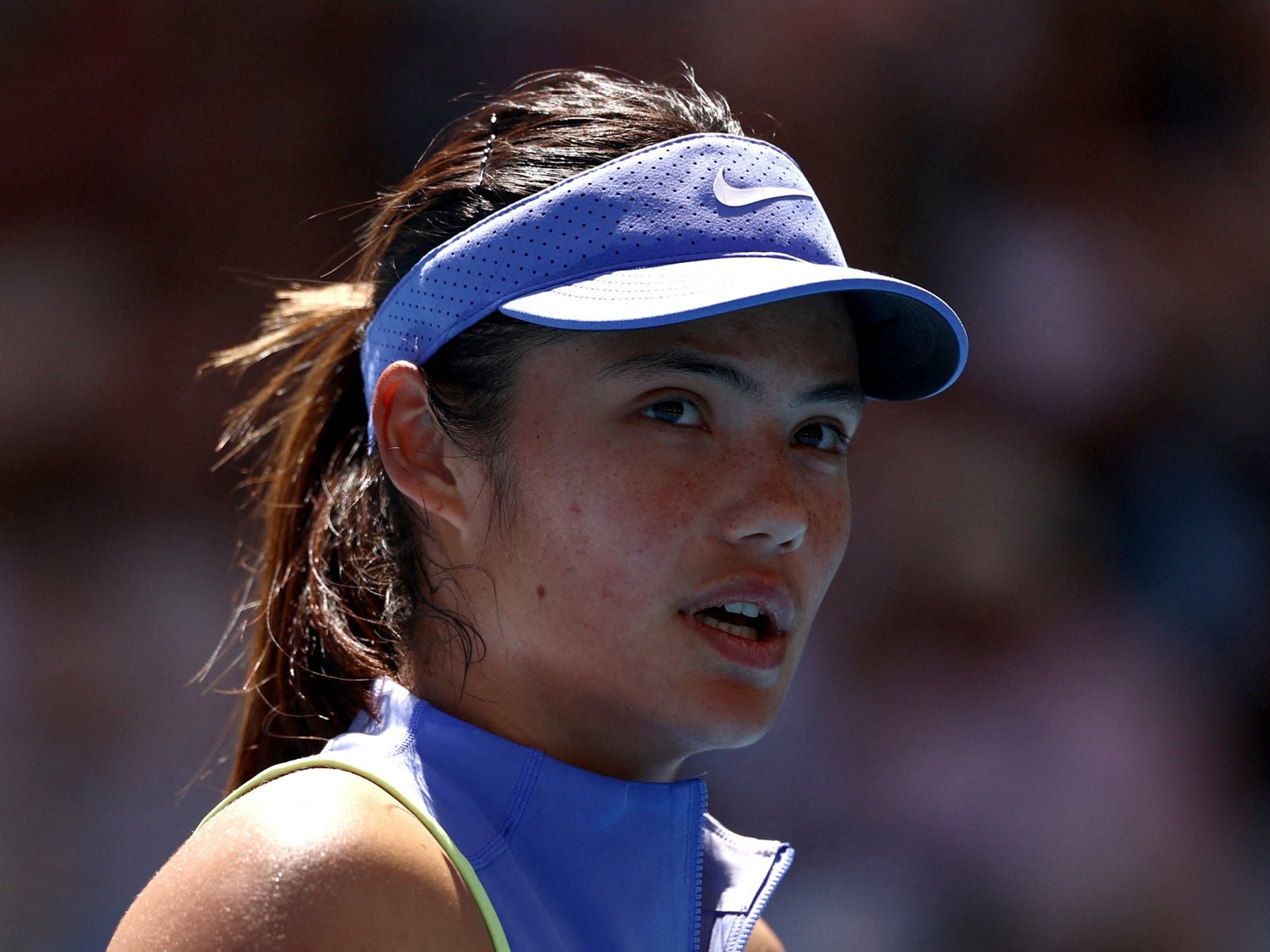 Emma Raducanu wins first match since splitting from coach in emotional competition