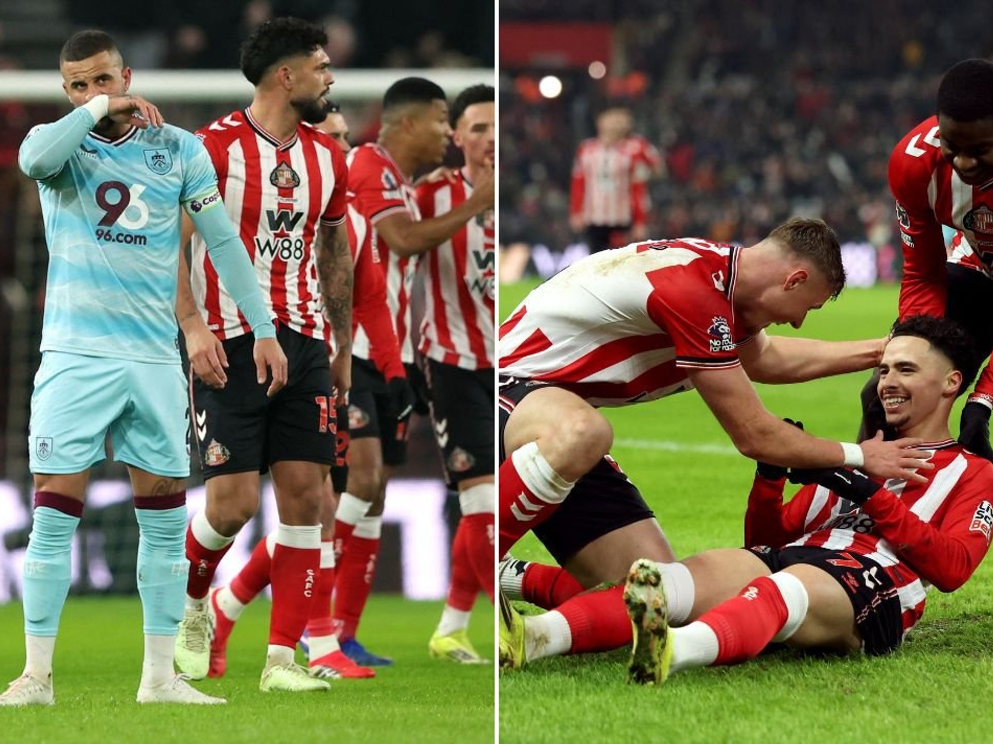 Kyle Walker blasts 'terrible' teammates after Burnley crushed by Europe-chasing Sunderland