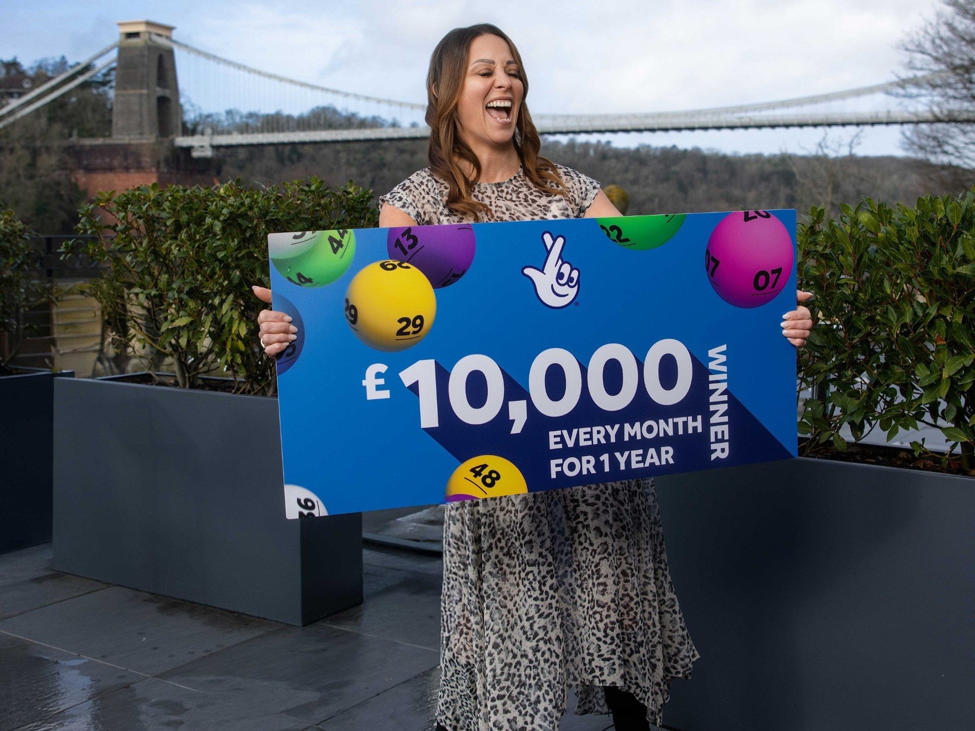 National Lottery winner says 'help from above' led to jackpot win after choosing own numbers over...