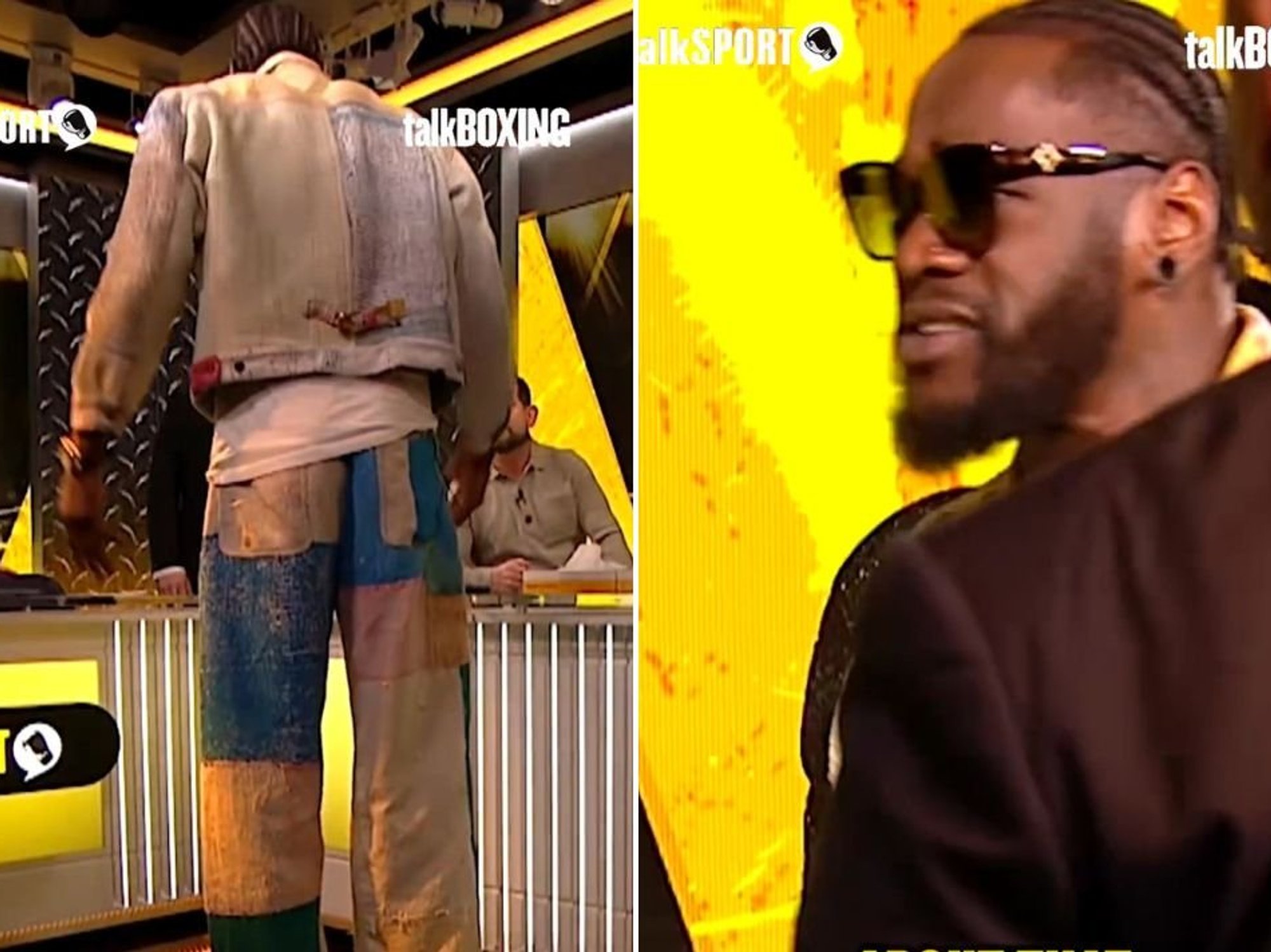 Deontay Wilder and Simon Jordan nearly come to blows after Tyson Fury question as boxer walks out...