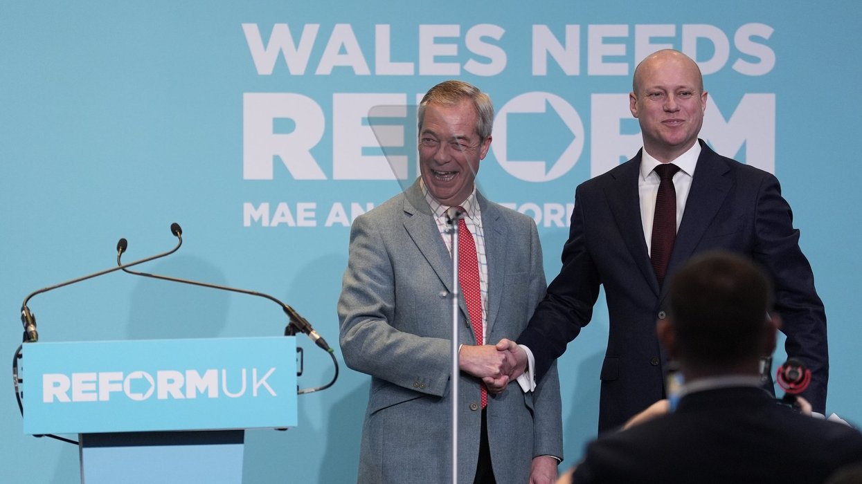 Nigel Farage unveils Reform UK's new Wales leader ahead of Senedd elections