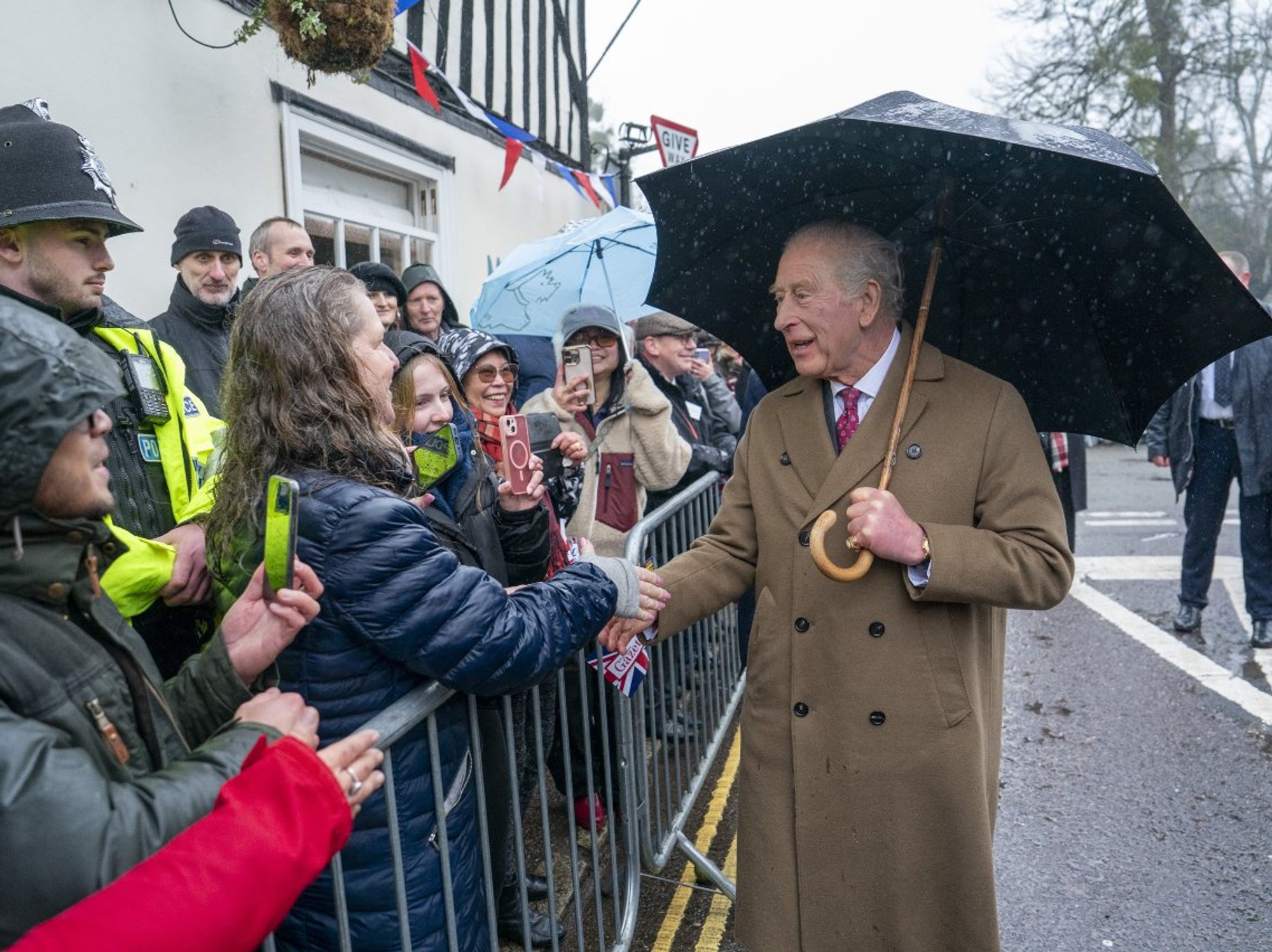 King Charles remains silent as monarch asked if Royal Family are prepared to help with Epstein in...