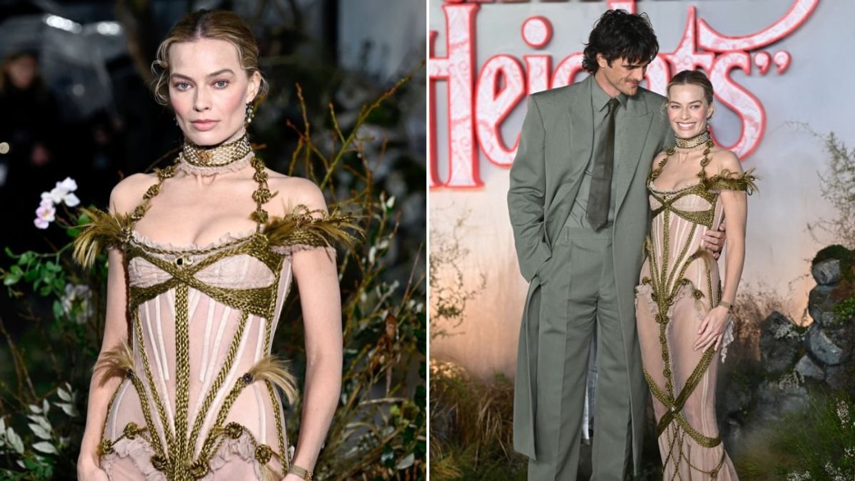 Margot Robbie leaves onlookers gobsmacked with racy Wuthering Heights premiere outfit: 'Give her a coat!'