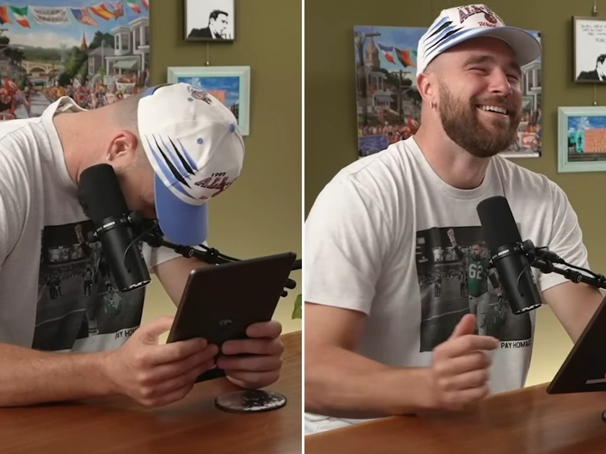 Travis Kelce admits 'Taylor Swift is going to kill me' after hilarious moment on New Heights podcast