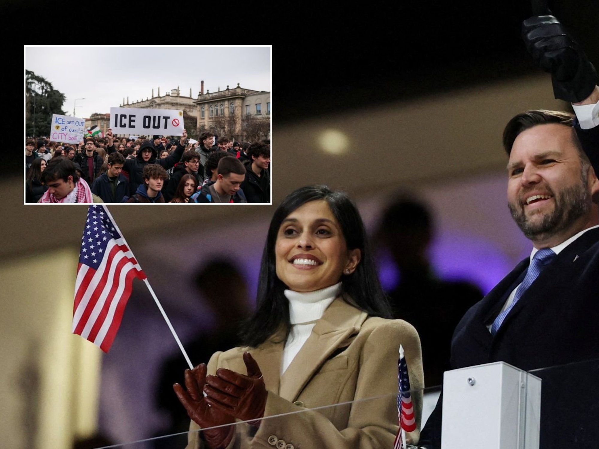 JD Vance booed at Winter Olympics opening ceremony as Vice President accompanied by Ice agents in Italy