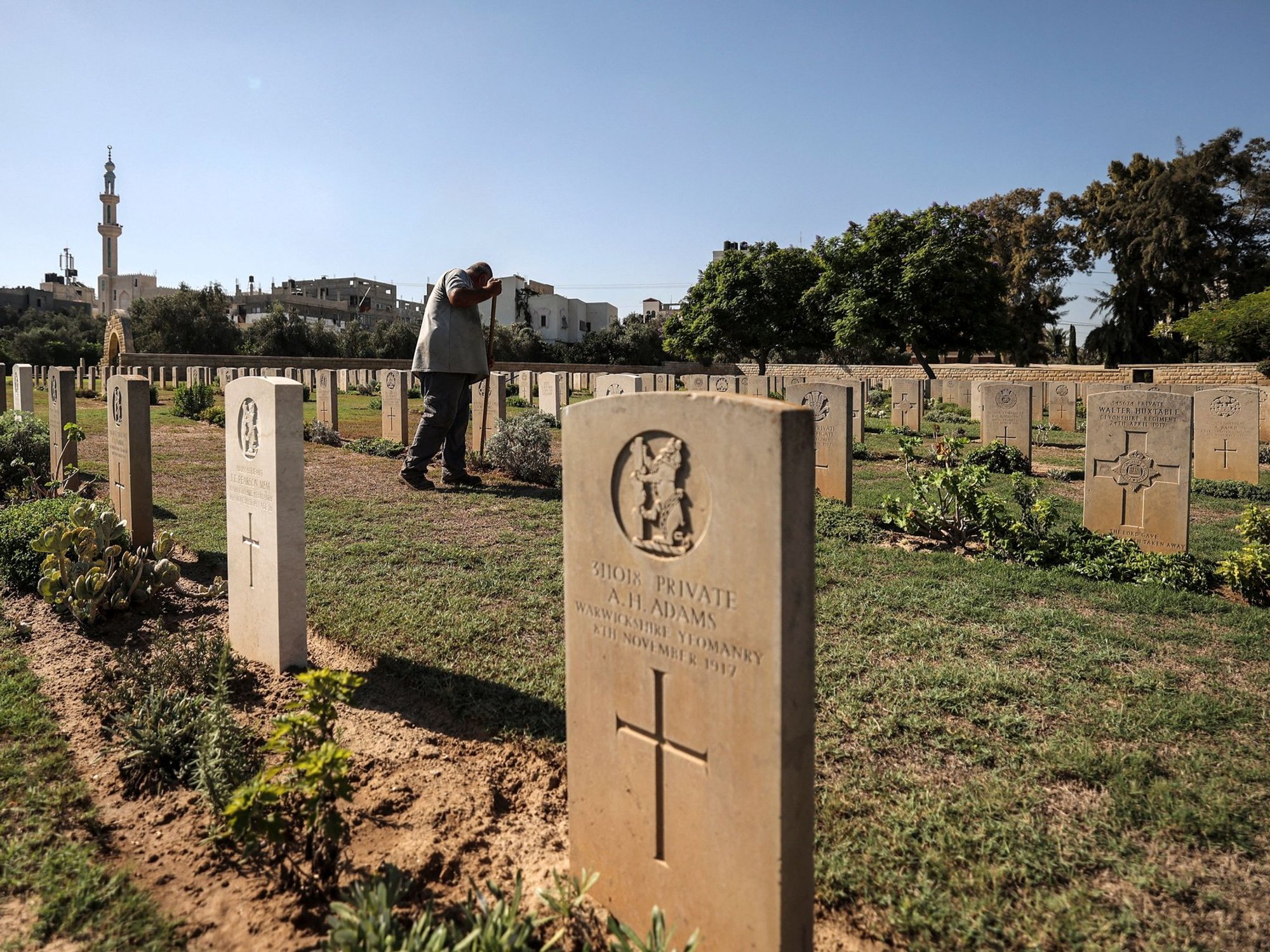 British war graves damaged by Israeli forces in Gaza were 'used to store Hamas weapons'