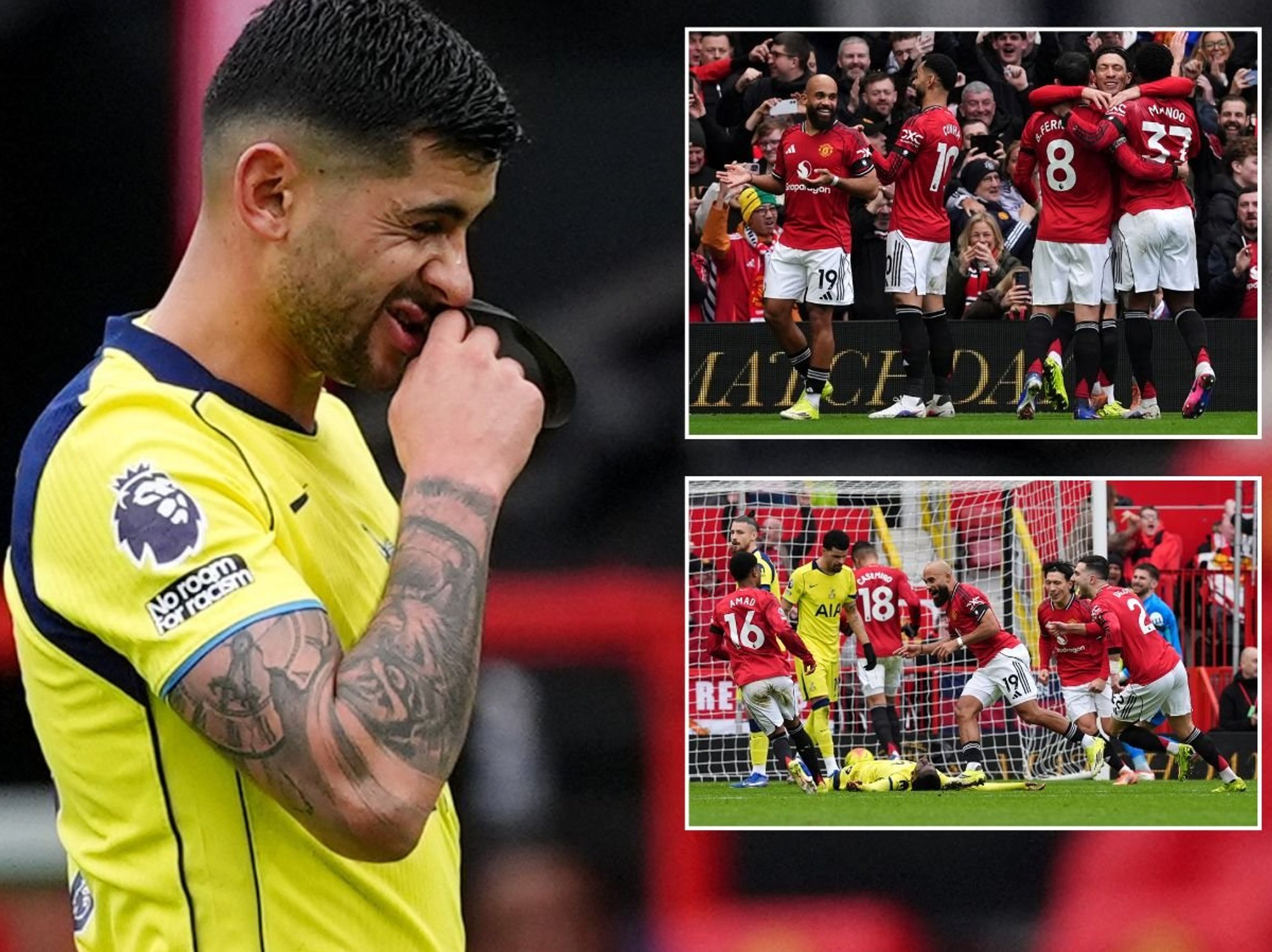 Tottenham star is a complete liability as Bryan Mbeumo and Bruno Fernandes fire Man Utd to another win
