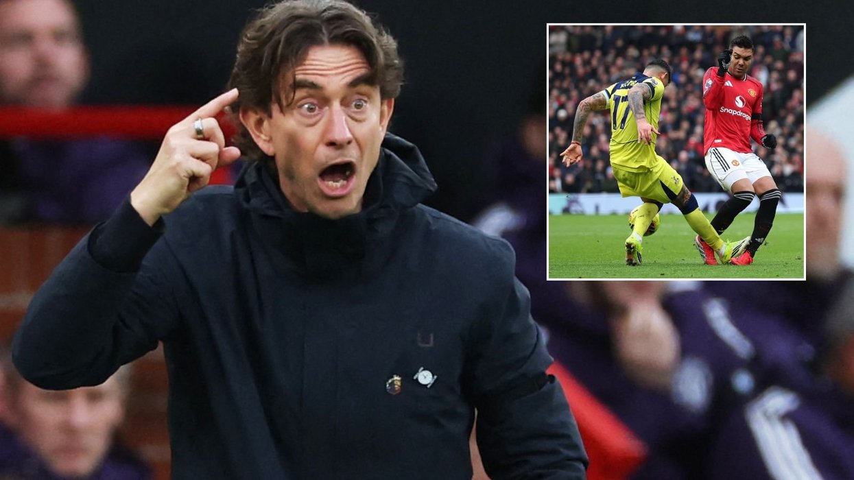 Thomas Frank makes Cristian Romero feelings clear after Tottenham star's red card in Man Utd defeat