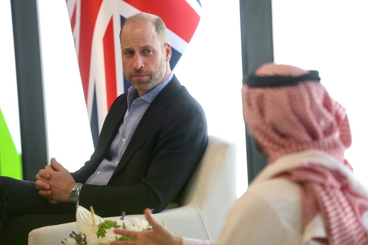 Prince William asked directly about Andrew Mountbatten-Windsor in tense moment during Saudi Arabia trip