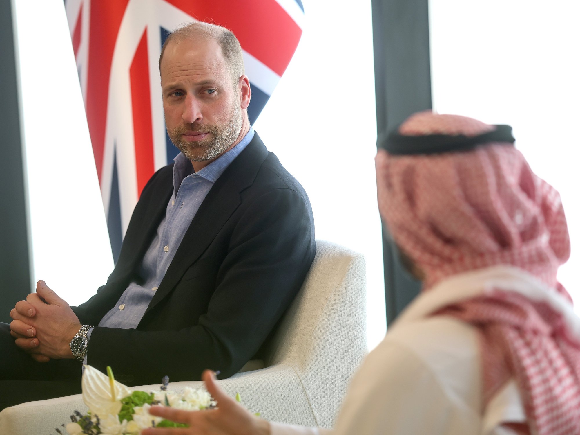 Prince William asked directly about Andrew Mountbatten-Windsor in tense moment during Saudi Arabia trip