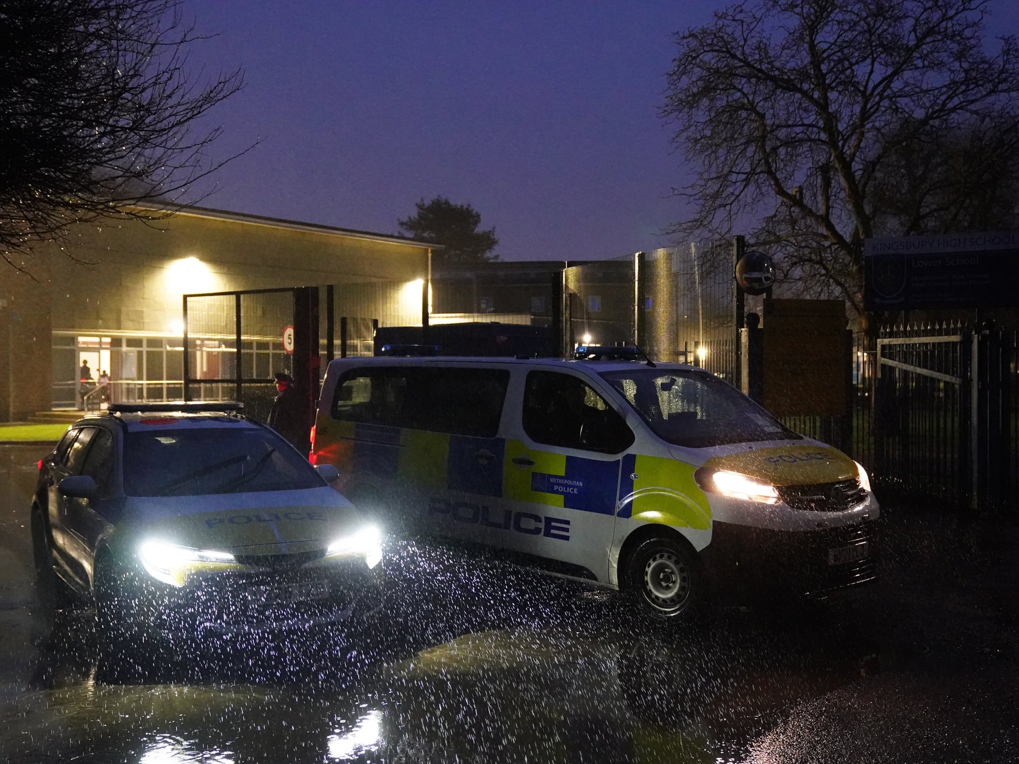 Counter-terrorism police take over London school stabbing investigation as teenager arrested