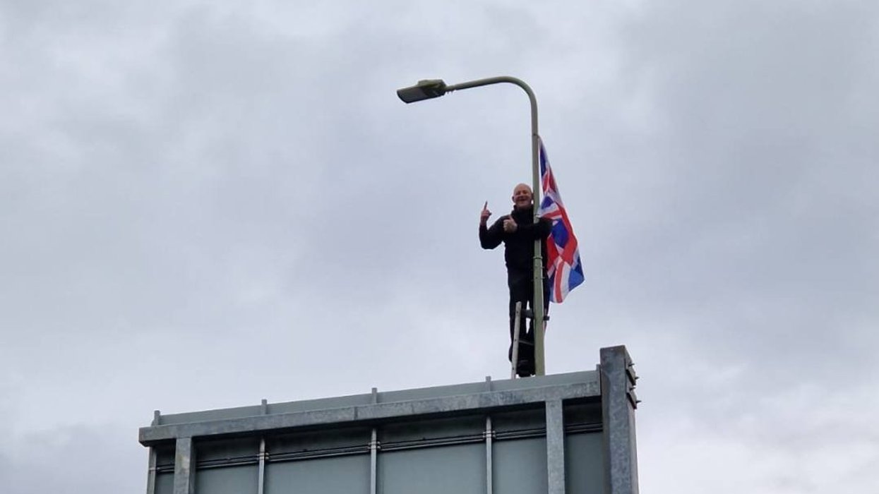 Council hides identity of company tearing down Union Jack flags after shelling out £16k