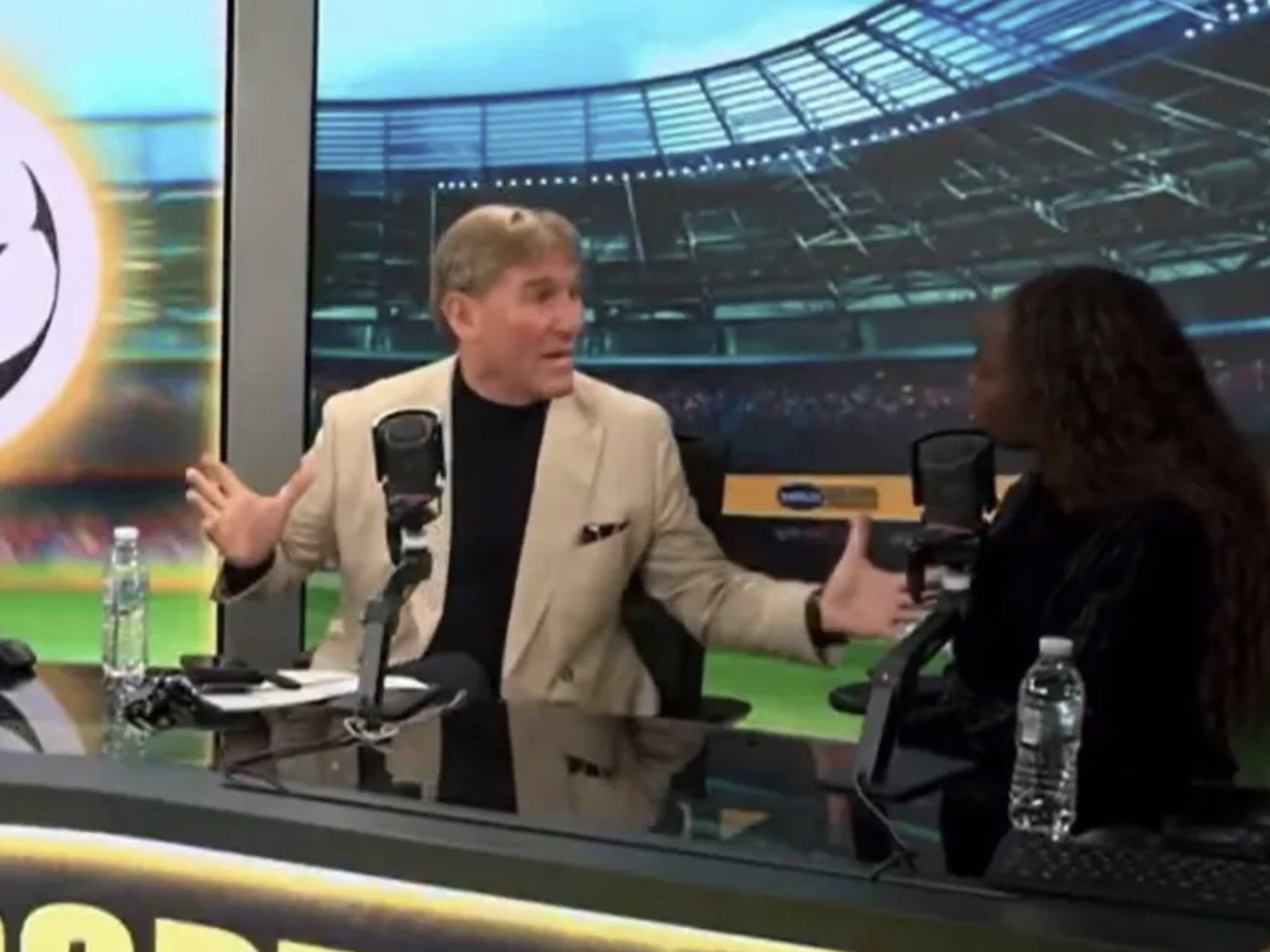 Simon Jordan reveals what he said to Eni Aluko in off-air moment that went viral