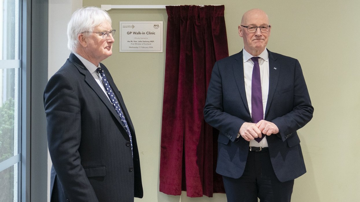 John Swinney opens Scotland's first walk-in GP clinic in Edinburgh