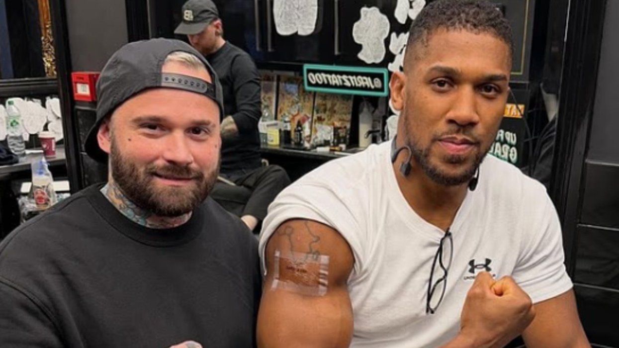 Anthony Joshua gets new tattoo paying tribute to his two friends who were killed in horror car crash