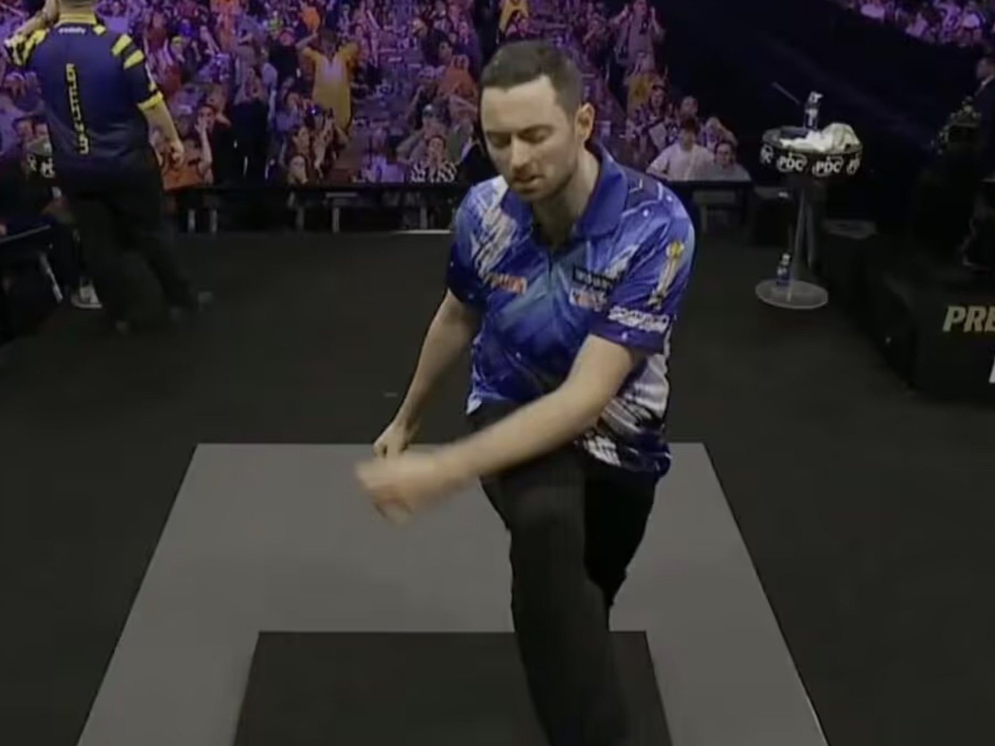 Luke Humphries makes rare outburst during Luke Littler defeat after Premier Leage collapse