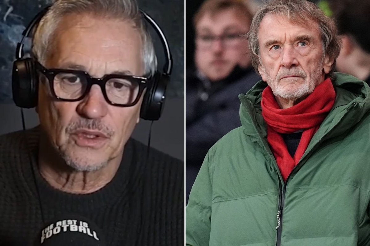 Gary Lineker launches stinging attack on Sir Jim Ratcliffe after Man Utd chief's comments on immigration