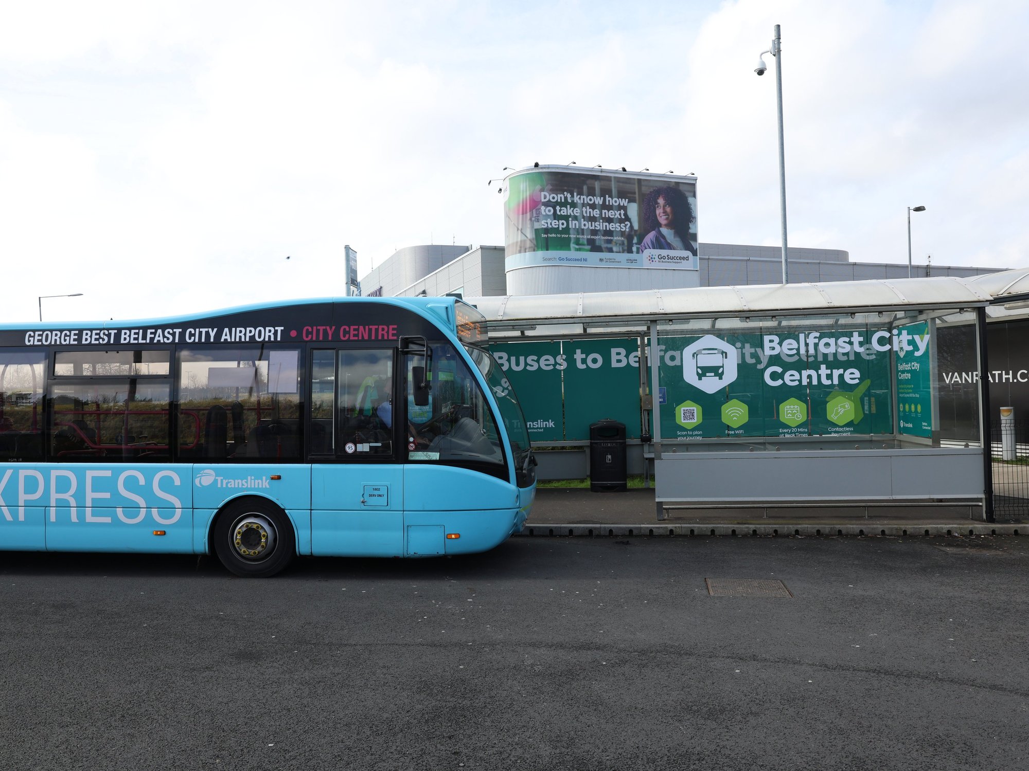 Emergency services rush to 'serious' shuttle bus crash near busy UK airport