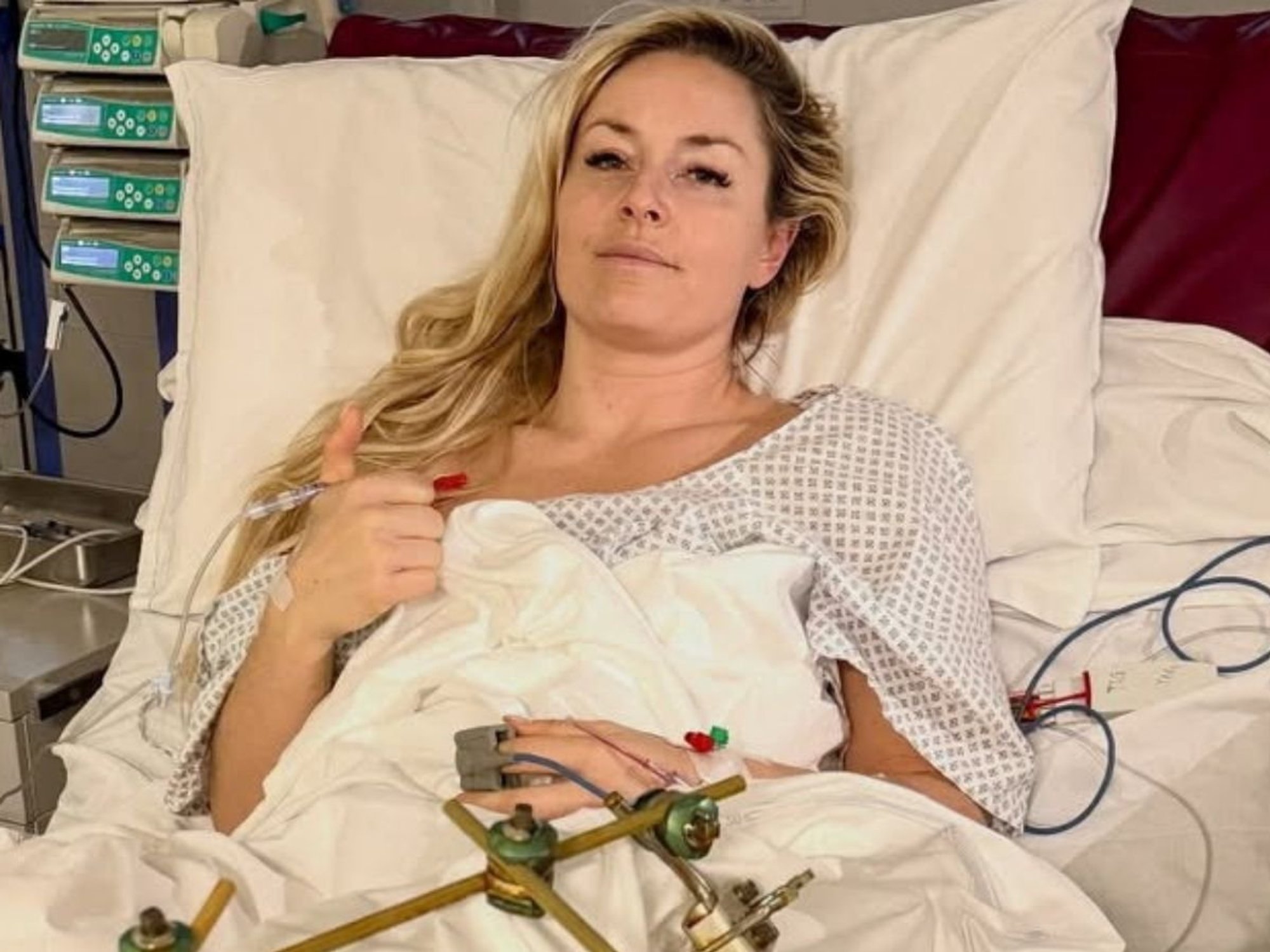Lindsey Vonn hints at remarkable decision despite amputation fears following horror Winter Olympics crash