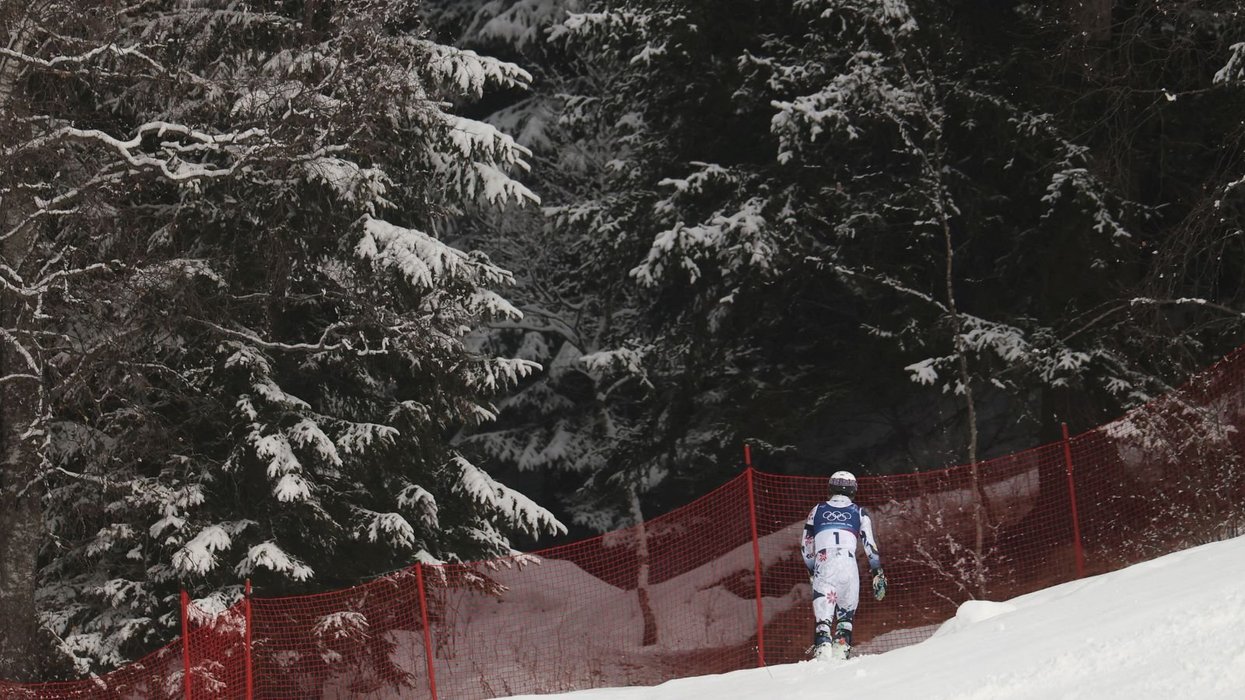 Winter Olympics skier storms off into the woods after missing out on gold days after grandfather's death