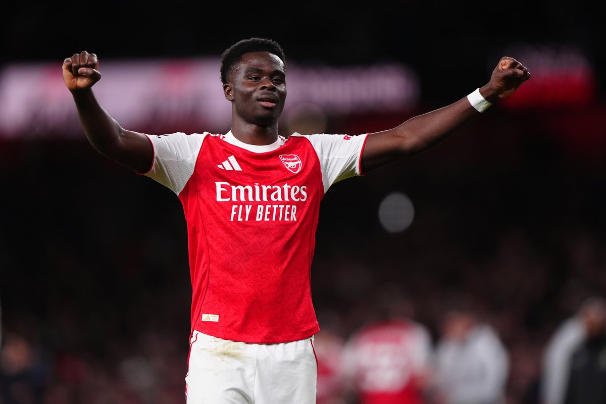 Bukayo Saka given staggering salary as Arsenal star signs huge new contract