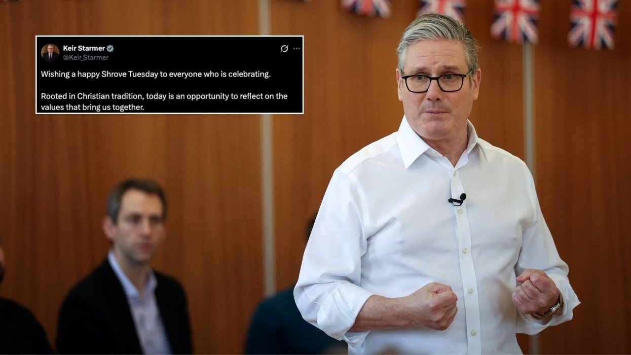 Keir Starmer celebrates the Christian origins of Shrove Tuesday as he emphasises 'values that bring us together'