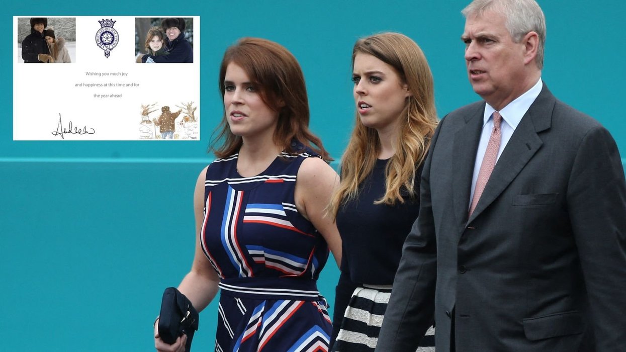Andrew's Christmas card to Epstein revealed as disgraced former royal included photos of Beatrice and Eugenie