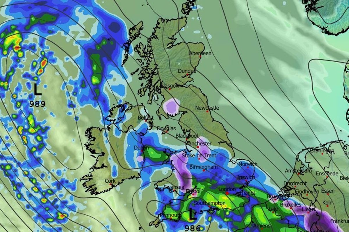 UK weather: Millions brace for 48-hour 'deep storm downpours' despite sunshine spots emerging