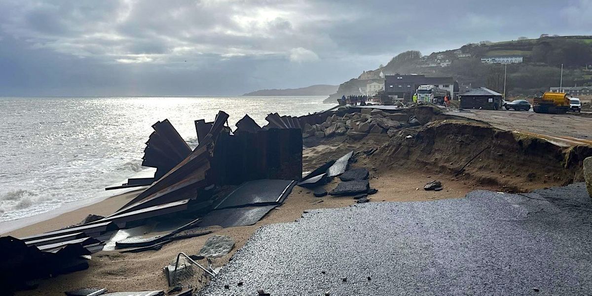 Villagers stranded after storm destroys road that connects them to outside world Villagers stranded after storm destroys road that connects them to outside world