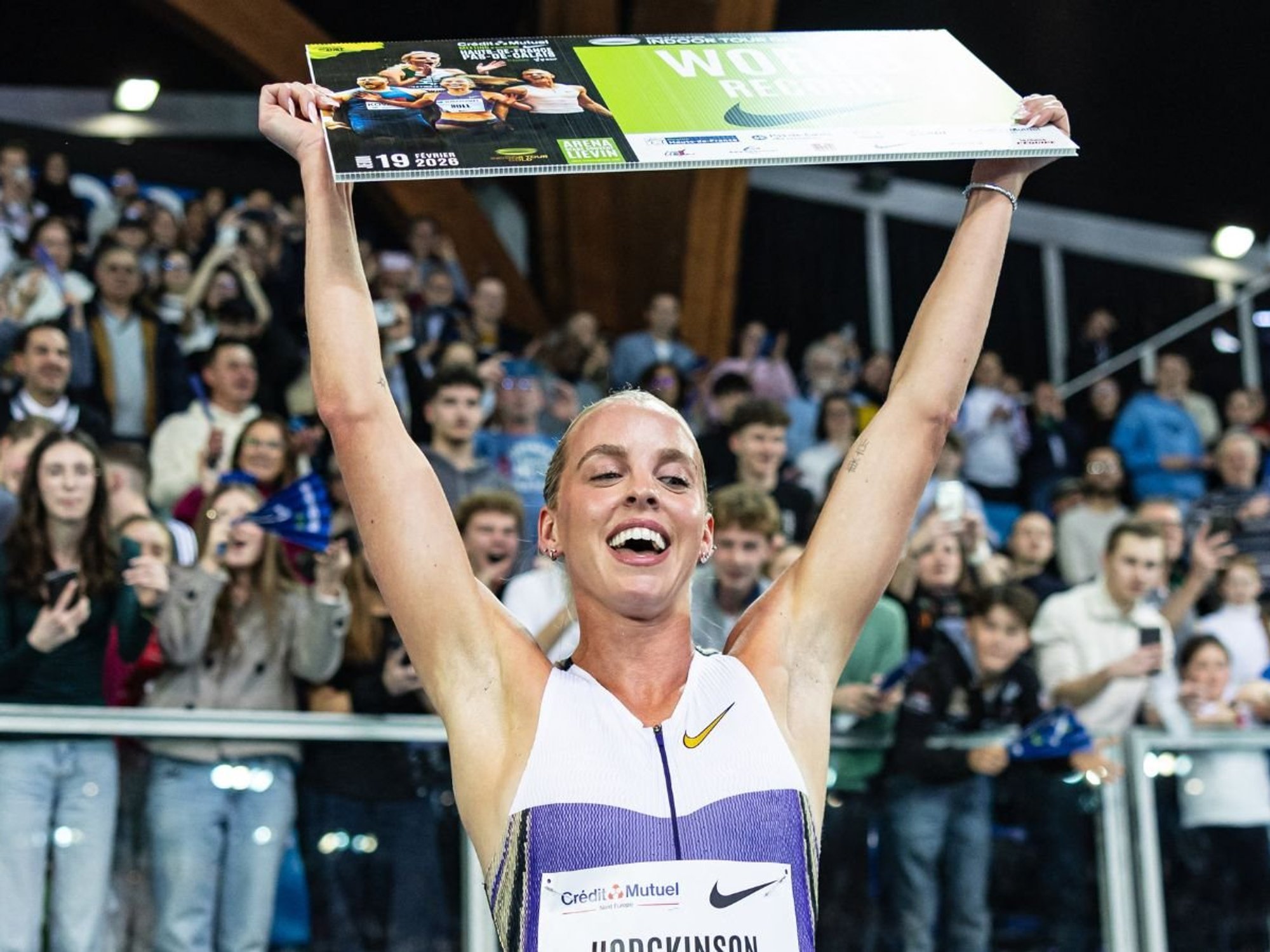 Keely Hodgkinson makes 'weird' confession after smashing world record