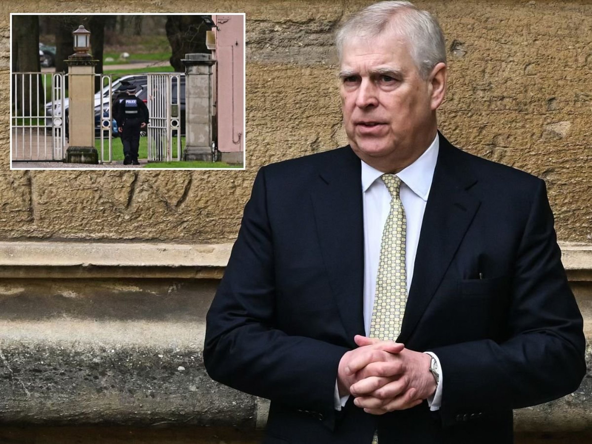 Police to continue searching Royal Lodge for three further days following Andrew Mountbatten-Wind...